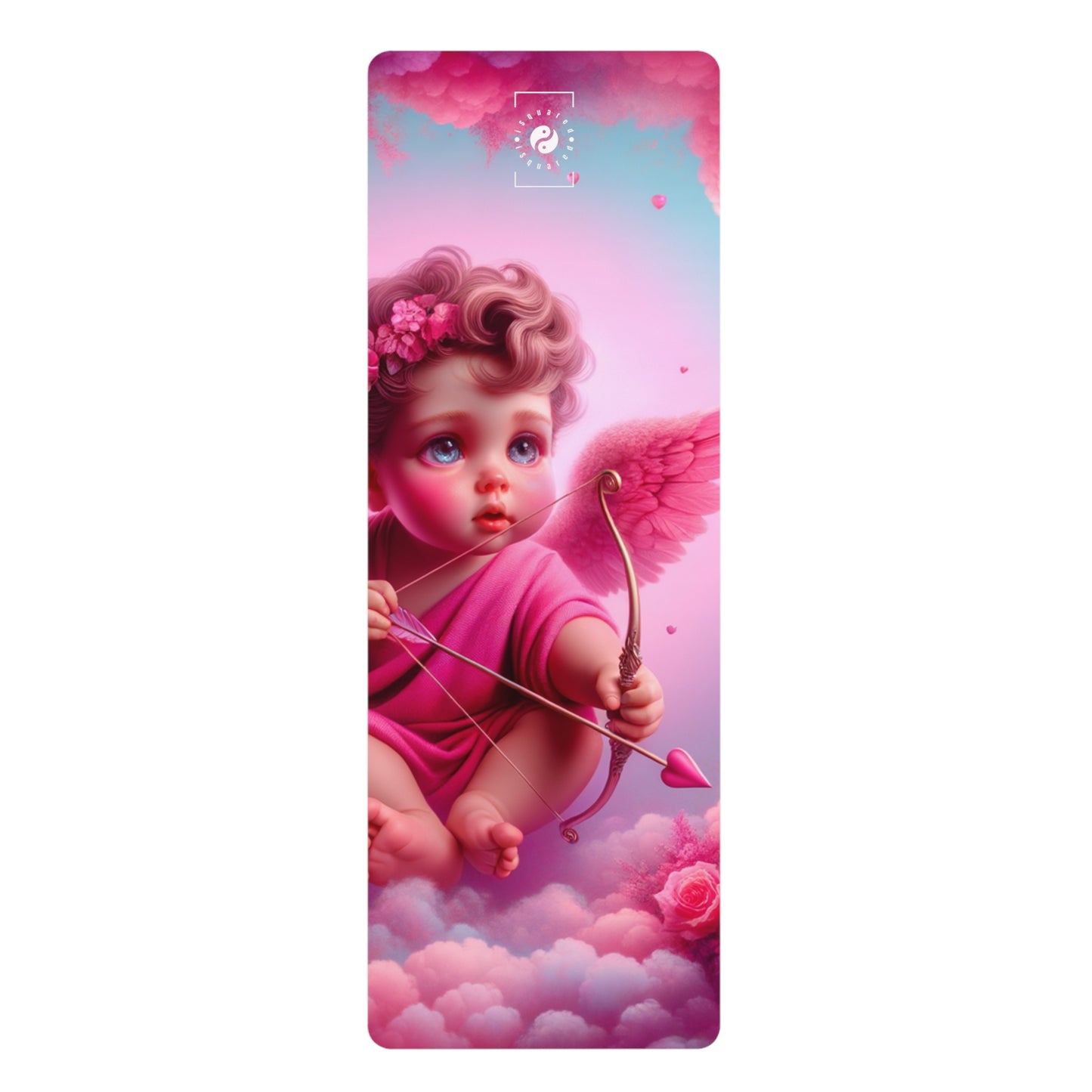 "Bold Blush: A Cupid's Love Affair" - Yoga Mat