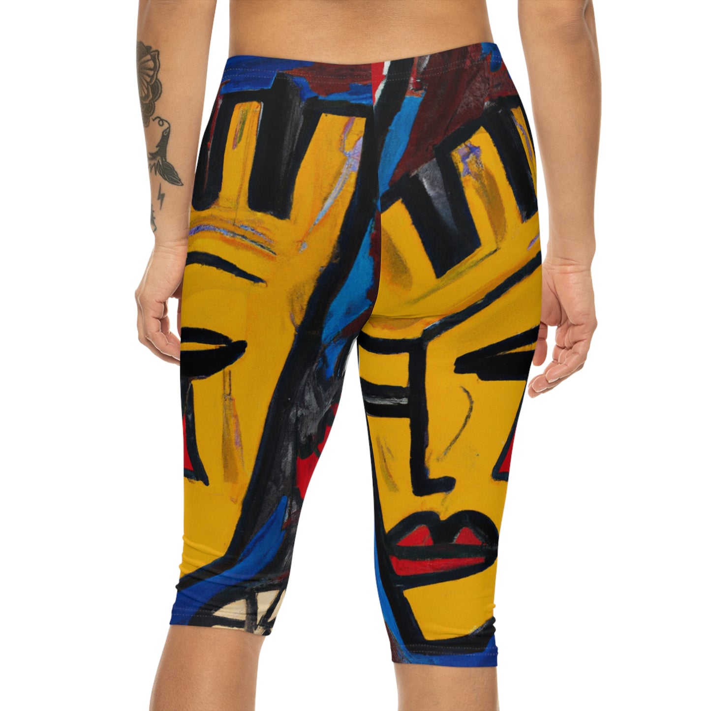 Urban Soul Hieroglyphics - Capri Shorts