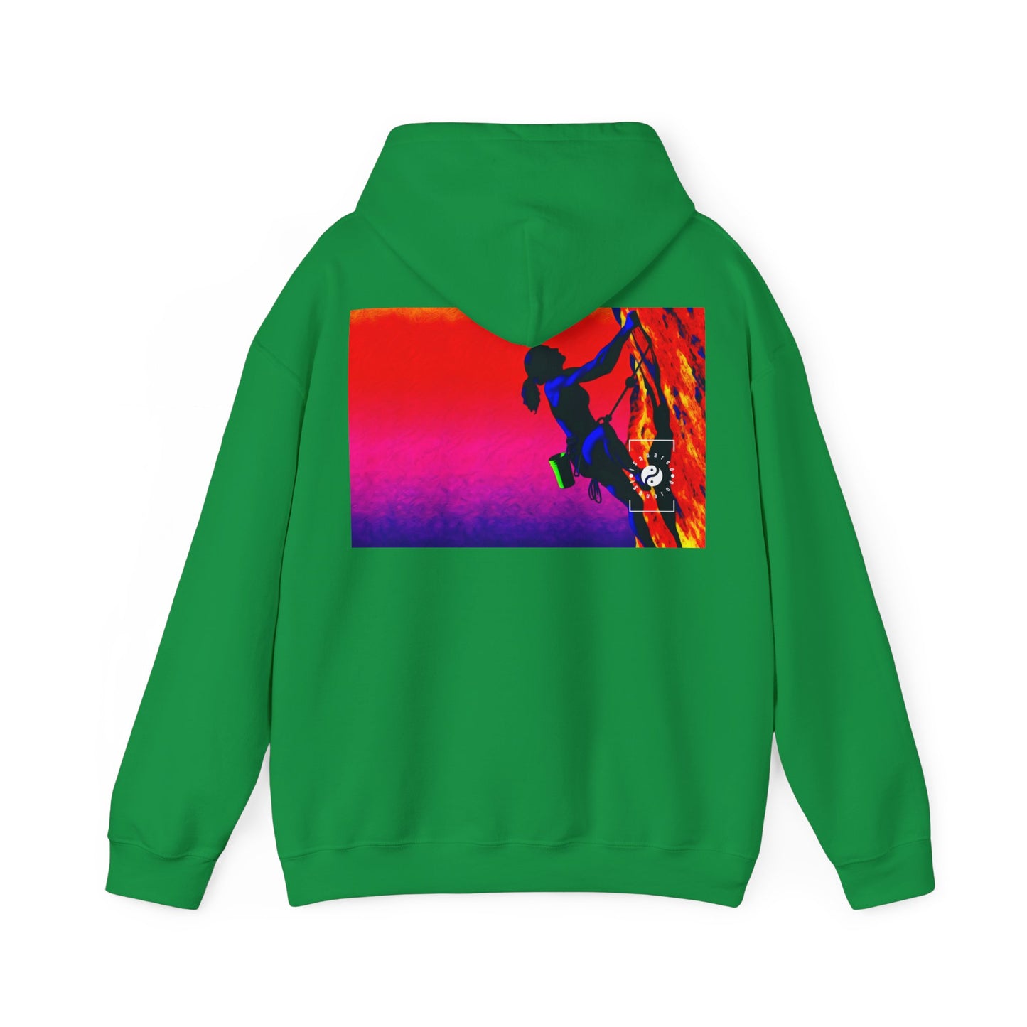 "Technicolor Ascent: The Digital Highline" - Sweat à capuche