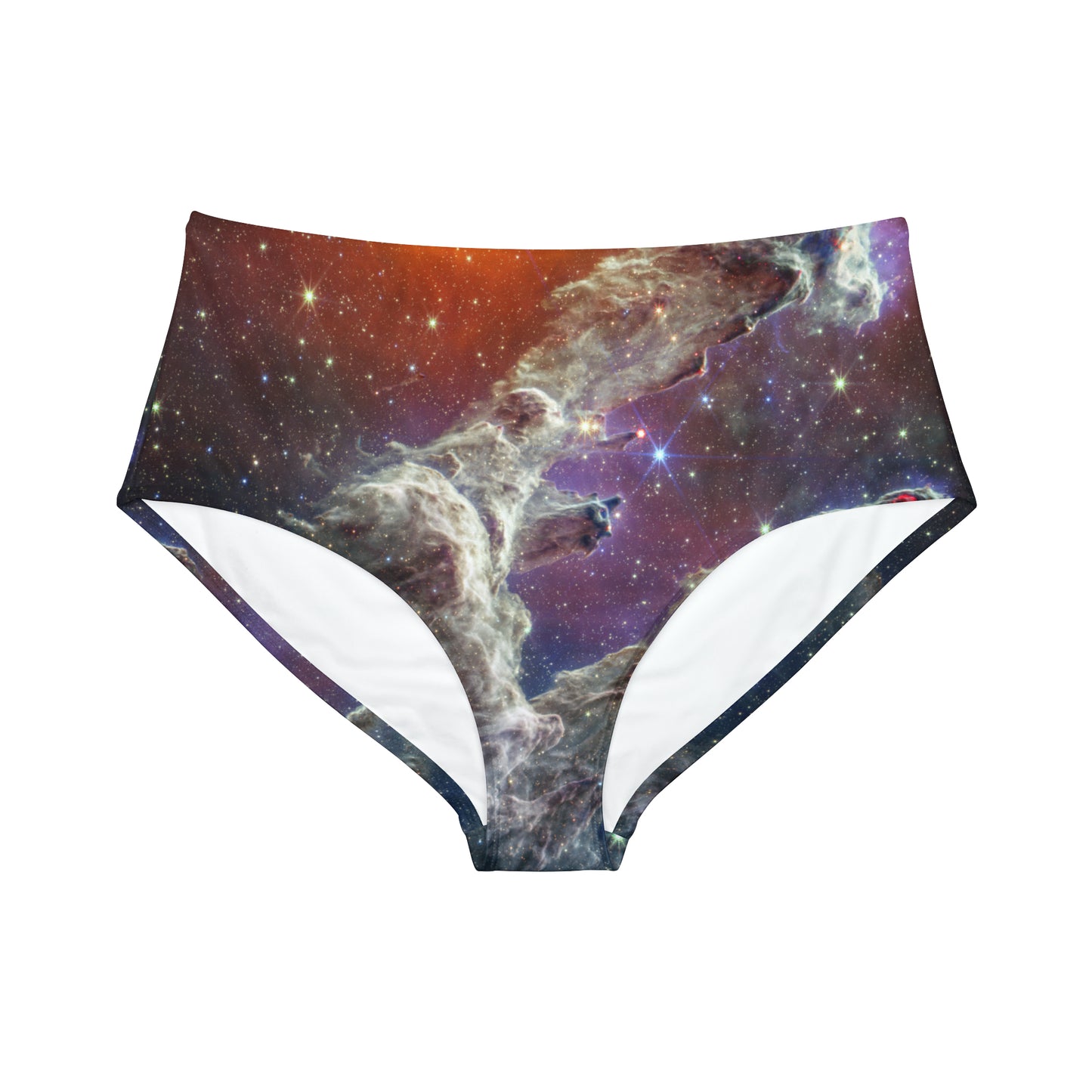 Pillars of Creation (NIRCam and MIRI Composite Image) - JWST Collection - High Waisted Bikini Bottom