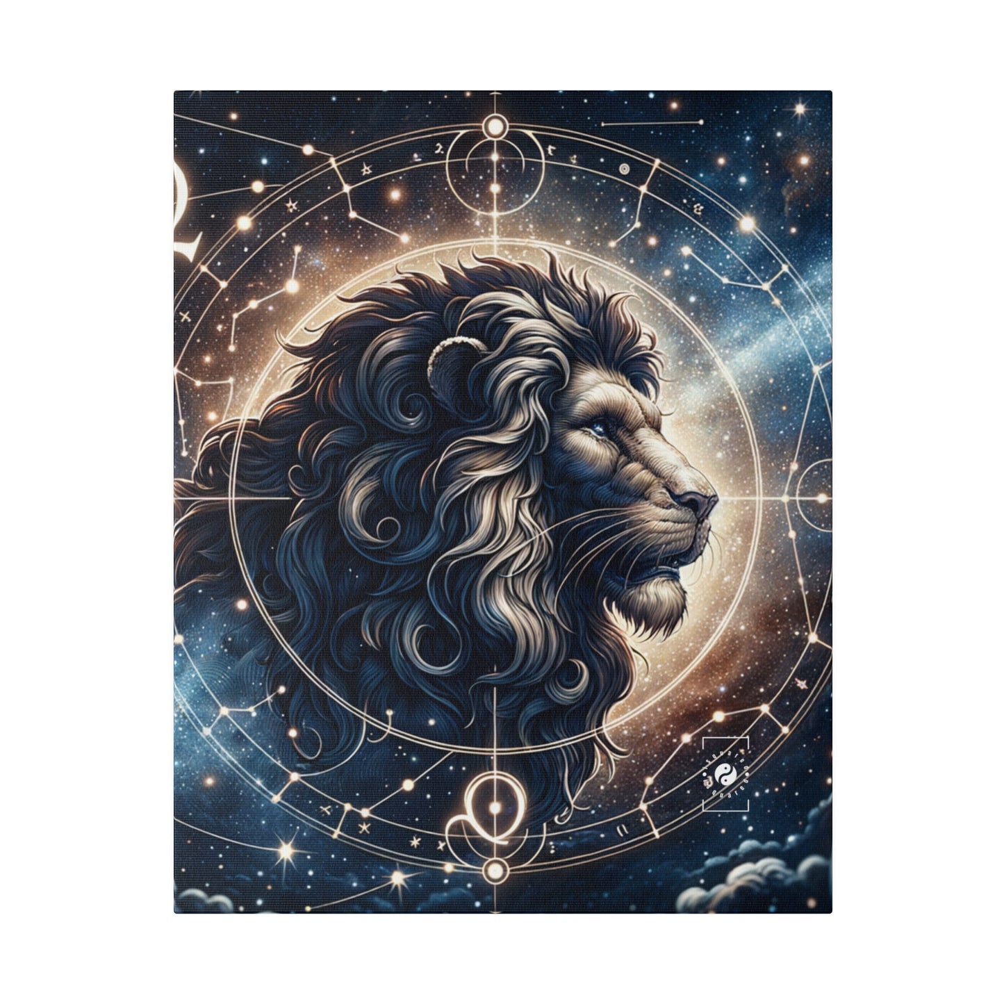 Celestial Leo Roar - Art Print Canvas