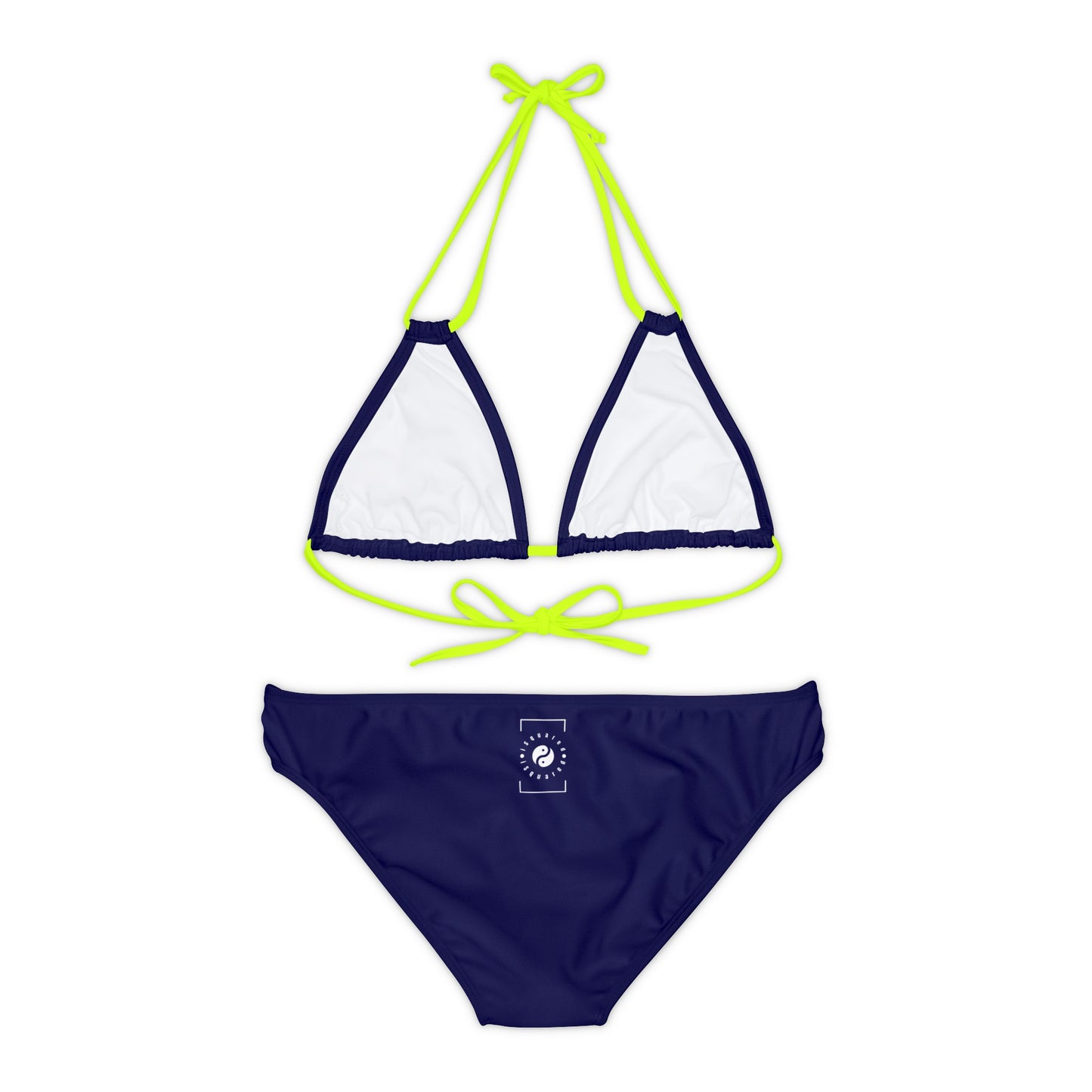 Bleu Royal - Ensemble bikini à lacets