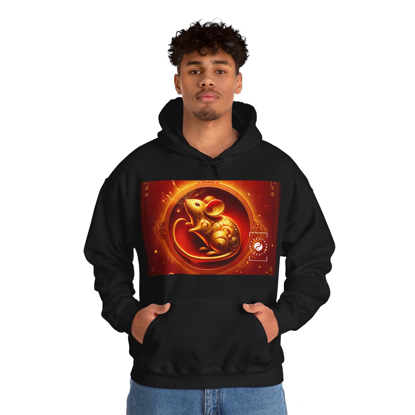 "Golden Emissary: A Lunar New Year's Tribute" - Hoodie