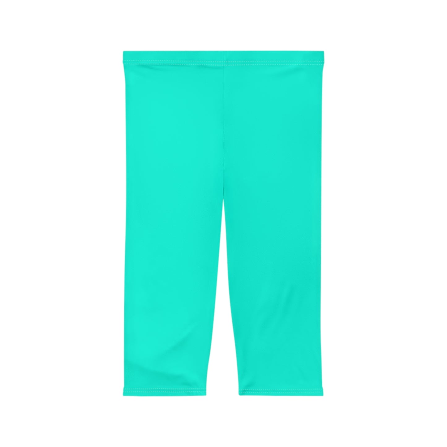 Neon Teal #11ffe3 - Capri Shorts