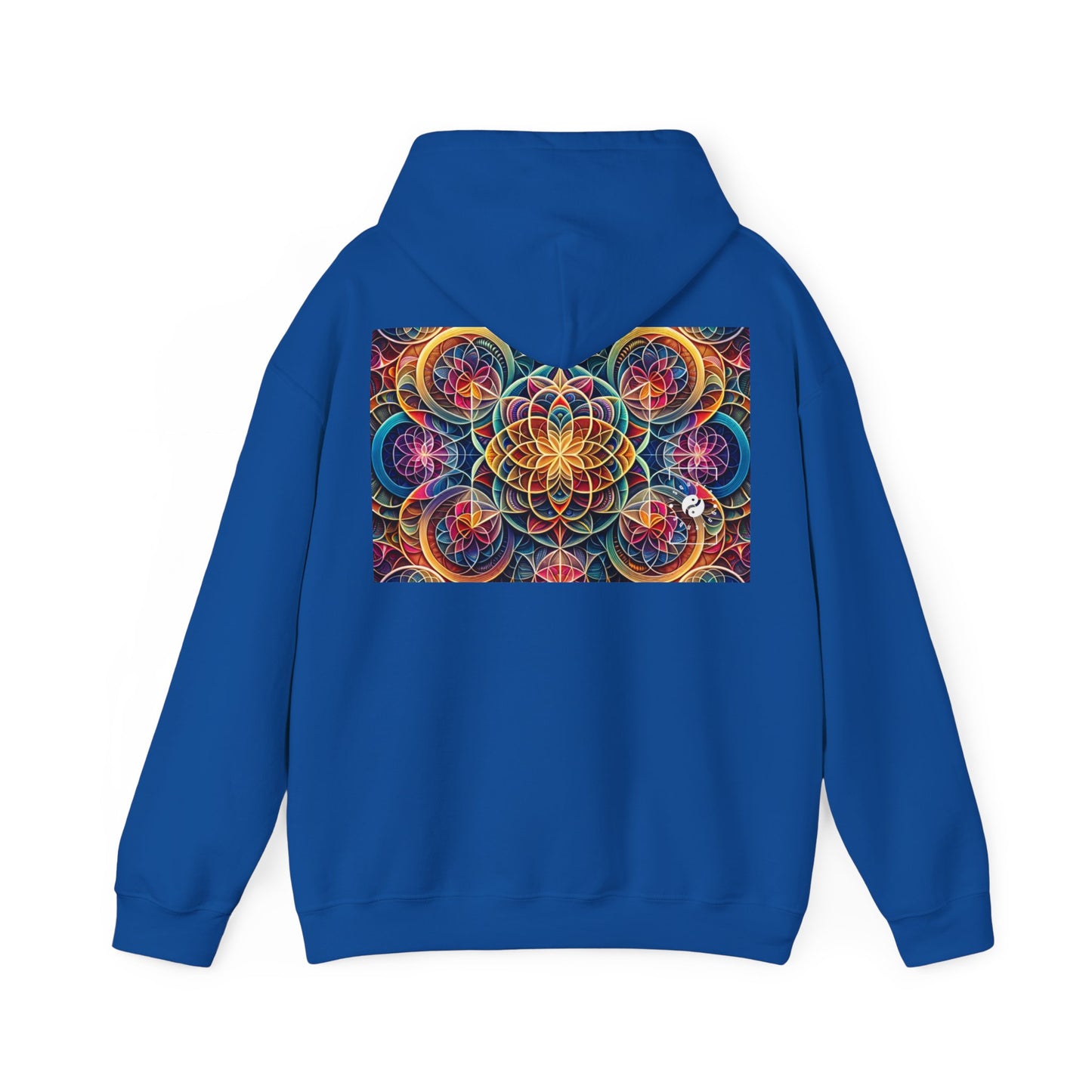 "Sacred Symmetry: Infinite Radiance of Love" - Hoodie