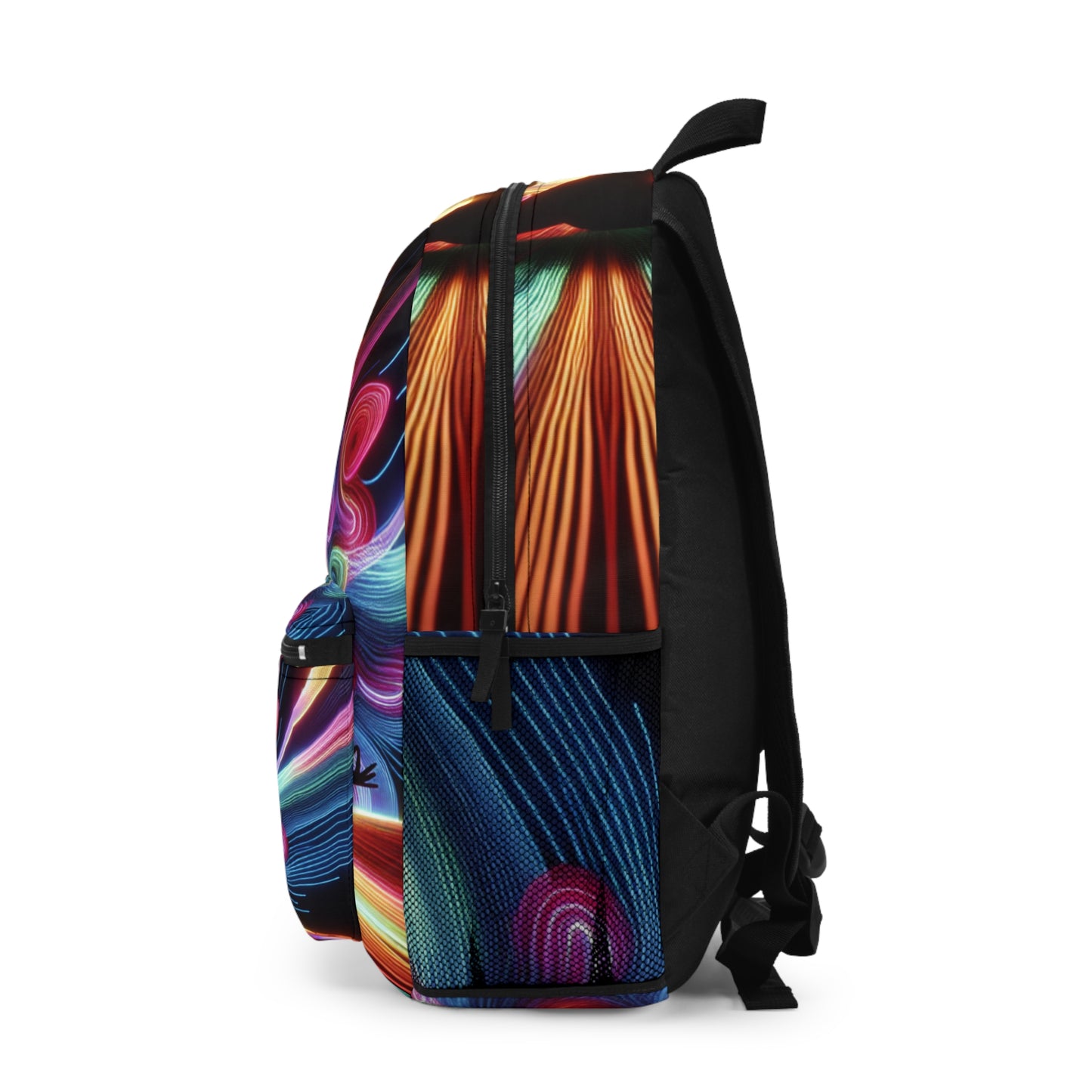 "Neon Zenith: Chromatic Balance" - Backpack