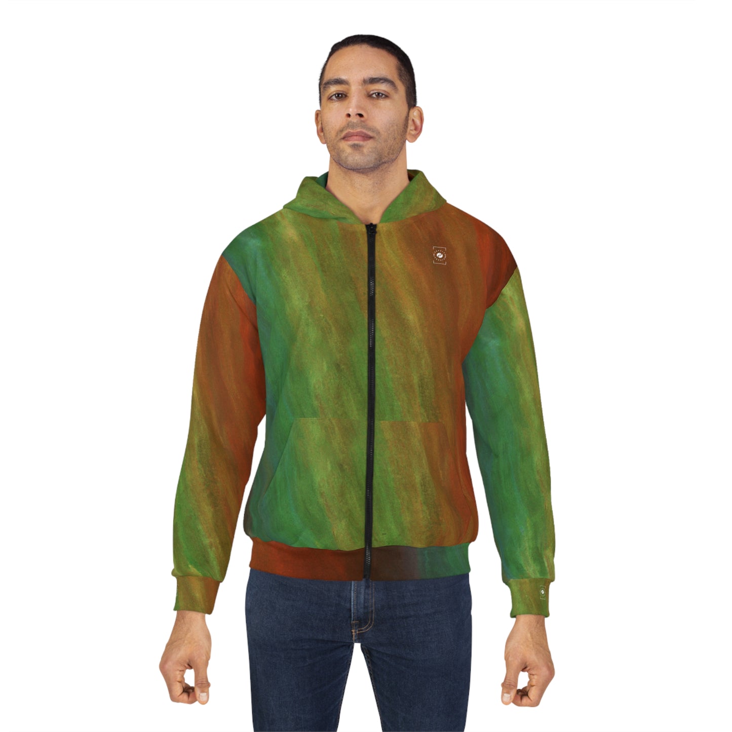 Subtle Rainbow Mood - Zip Hoodie