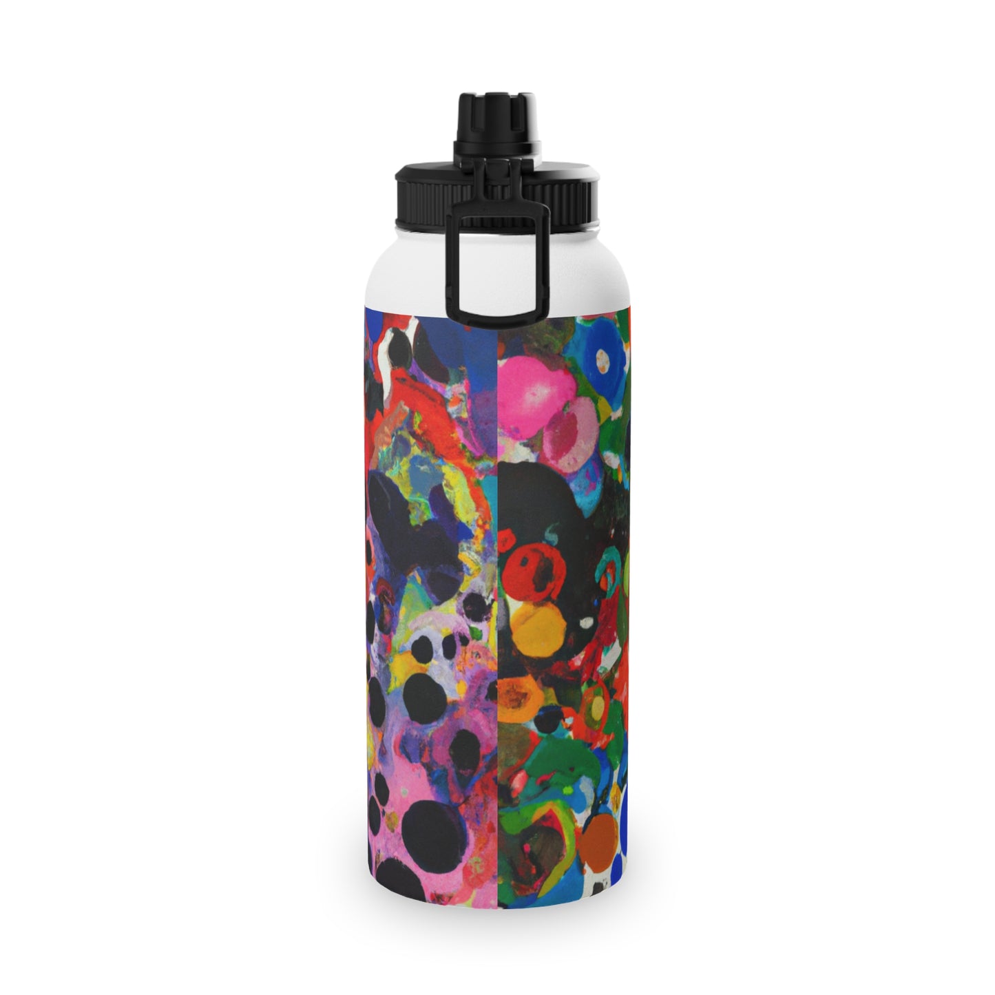 Ink drops meditation - Sports Water Bottle