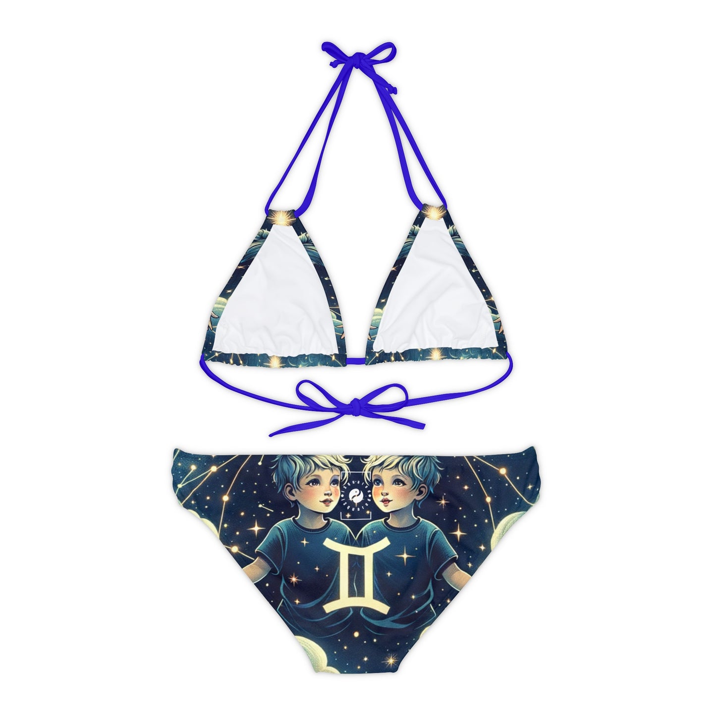 "Celestial Twinfinity" - Lace-up Bikini Set