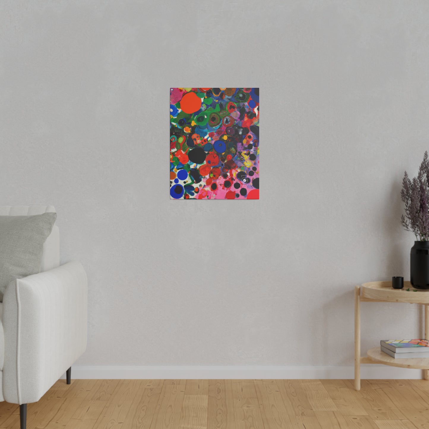 Ink drops meditation - Art Print Canvas