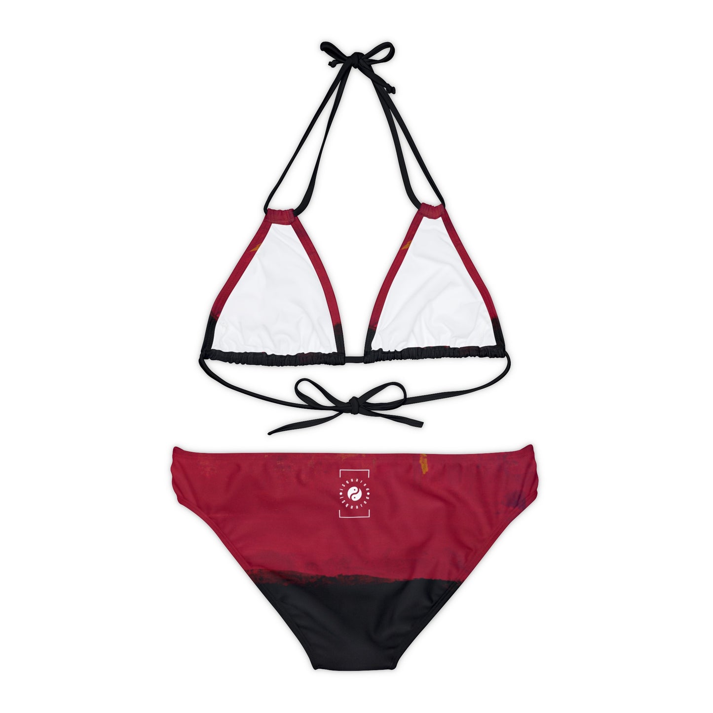 Nocturnal Vermillion - Ensemble bikini à lacets