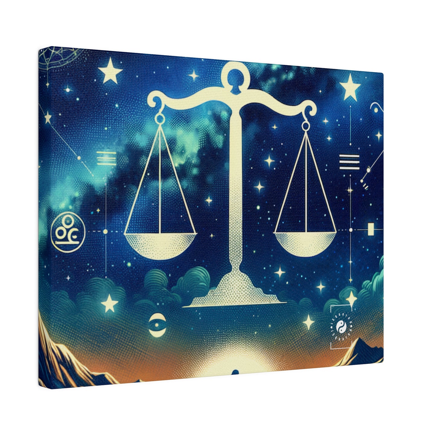 Celestial Libra - Art Print Canvas