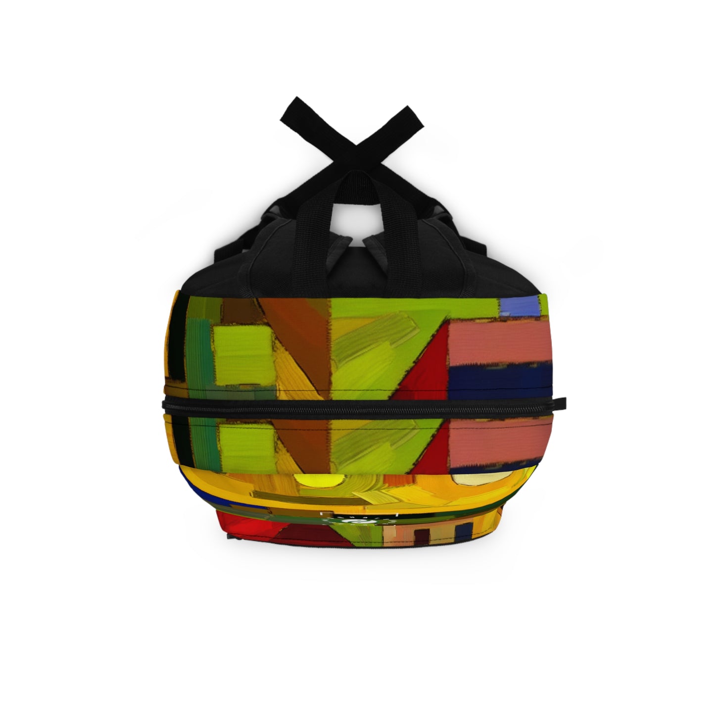 "Earthen Adobes in Hues of Hundertwasser" - Backpack