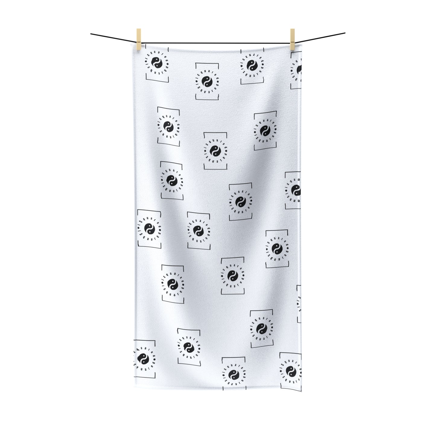 blanc iSquared Yoga - Serviette de yoga tout usage