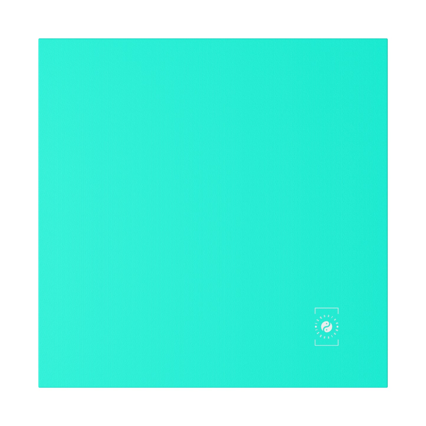 Neon Teal #11ffe3 - Art Print Canvas