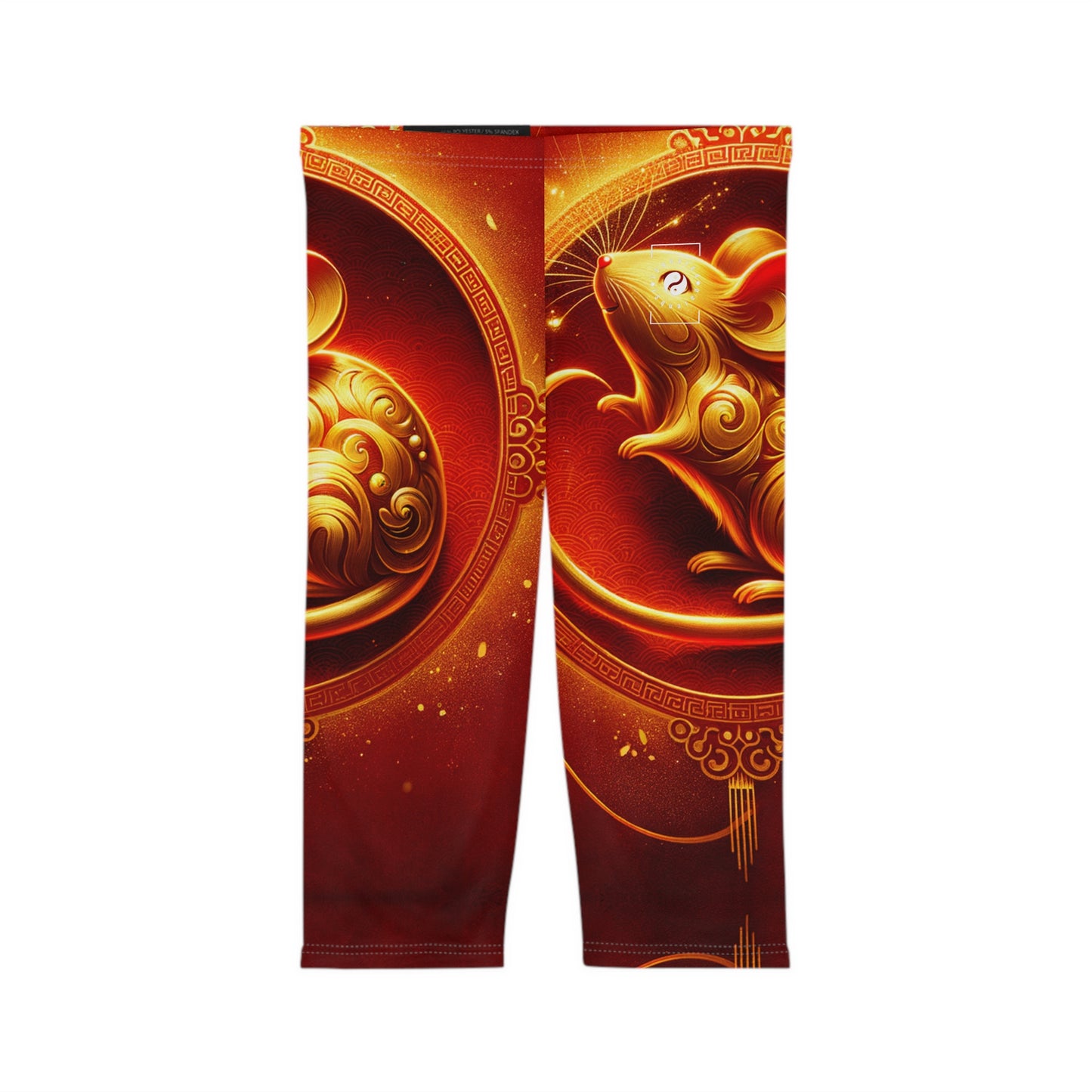 "Golden Emissary: A Lunar New Year's Tribute" - Capri Shorts