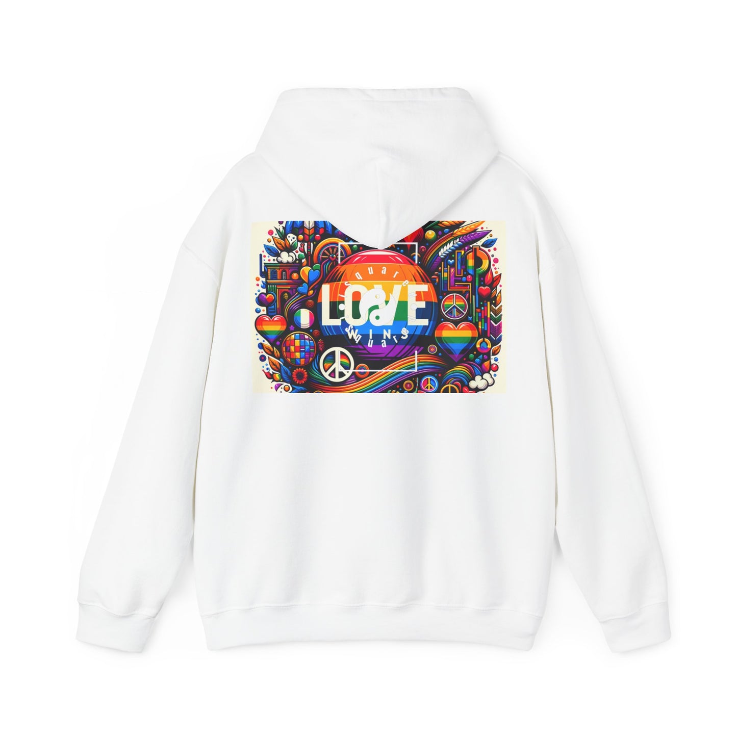 LOVE WINS - Sweat à capuche