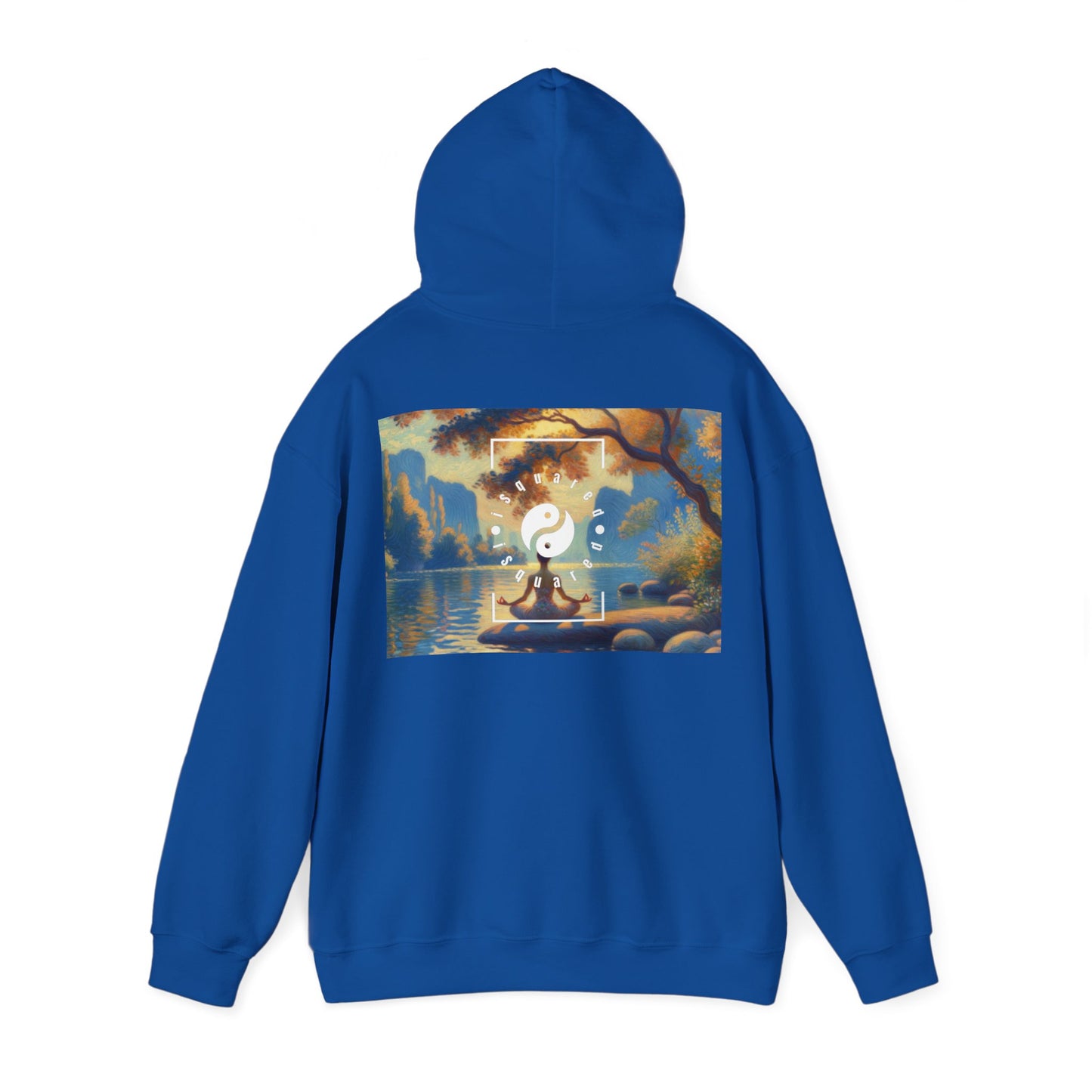 "Alignement des fleurs zen" - Sweat à capuche