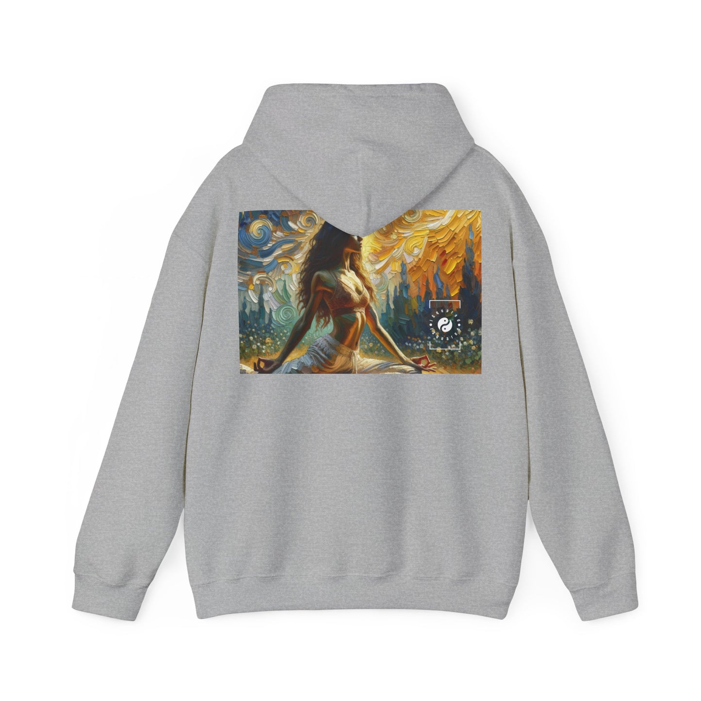 "Golden Warrior: A Tranquil Harmony" - Hoodie