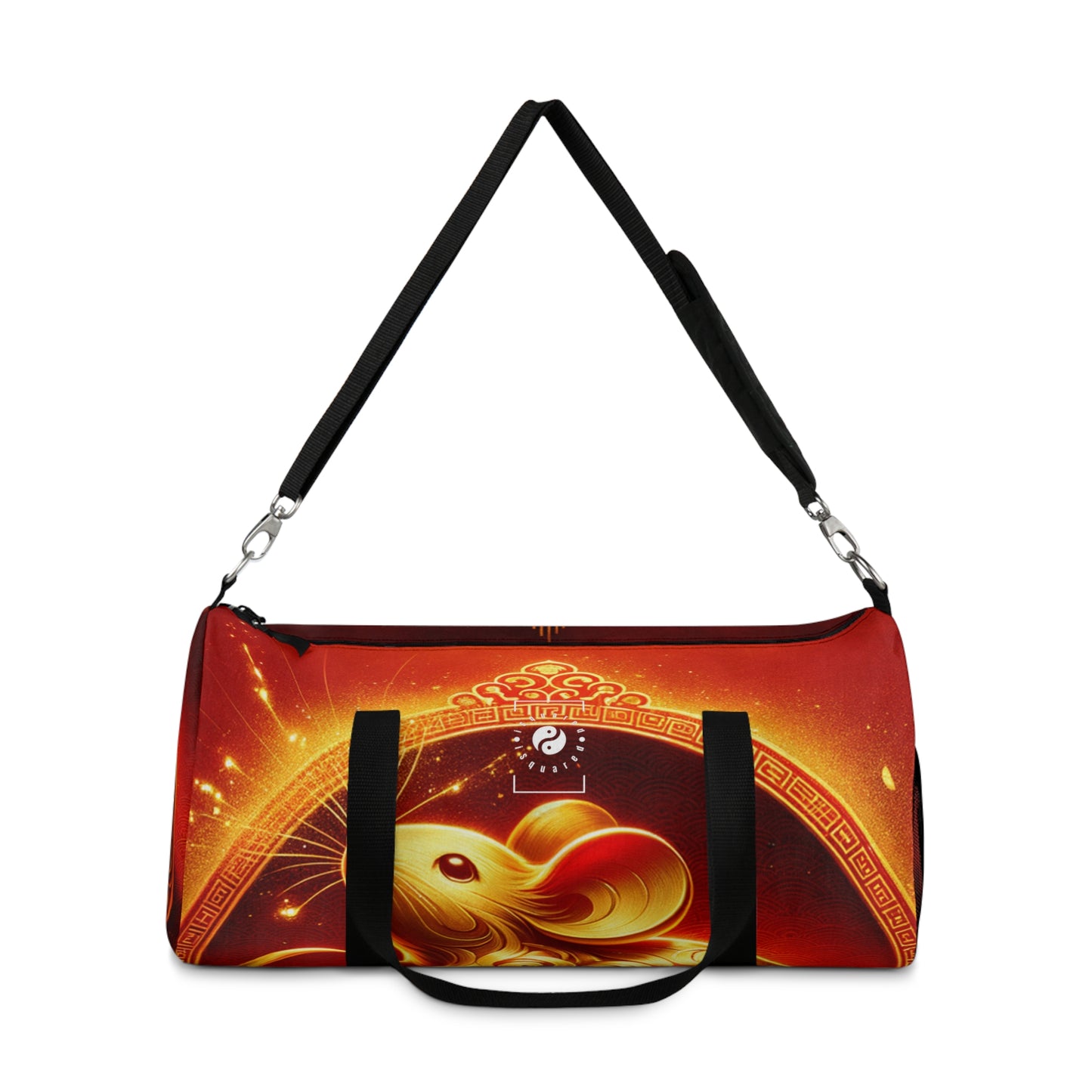 "Golden Emissary: A Lunar New Year's Tribute" - Duffle Bag