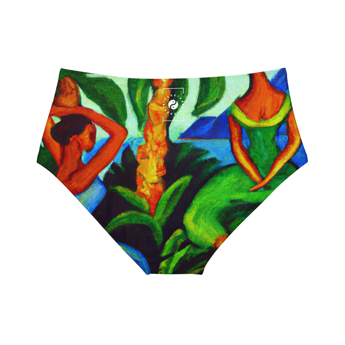 "Tropical Sutra Vivarium" - High Waisted Bikini Bottom