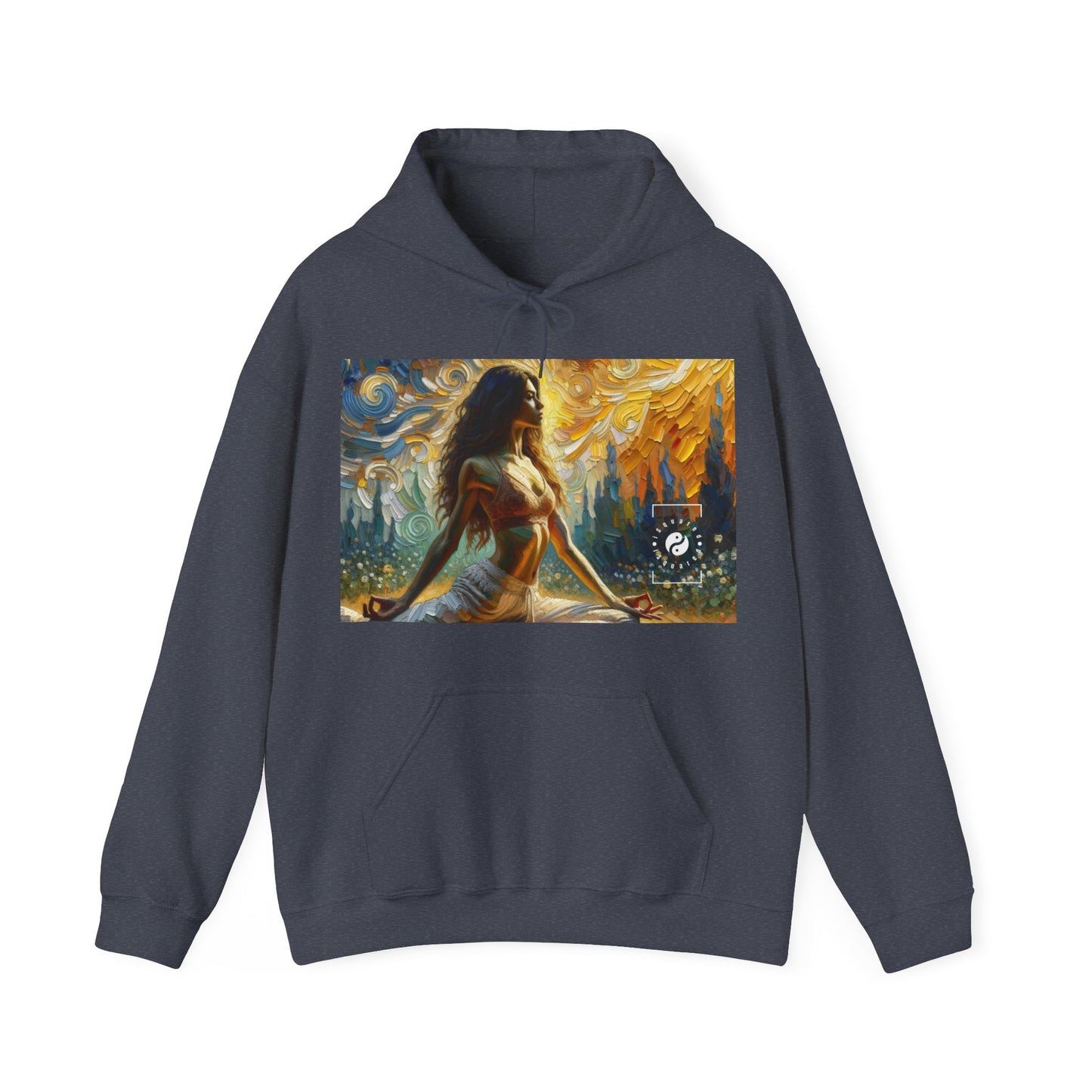 "Golden Warrior: A Tranquil Harmony" - Hoodie