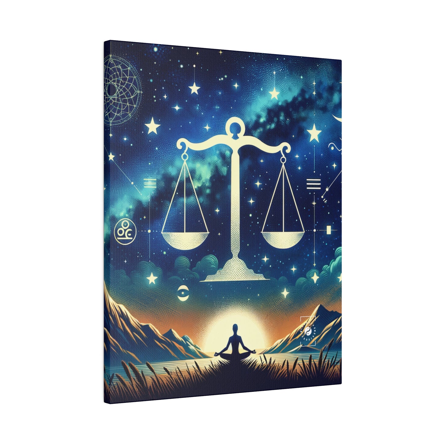 Celestial Libra - Art Print Canvas