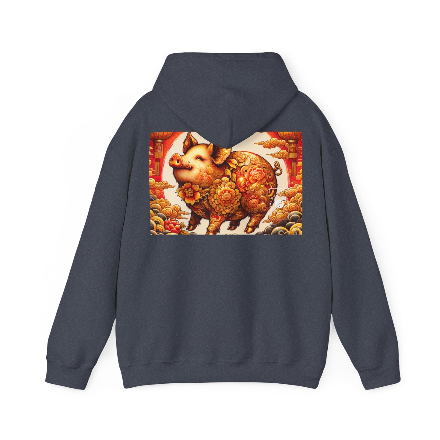 "Golden Prosperity: The Divine Boar Celebration" - Hoodie