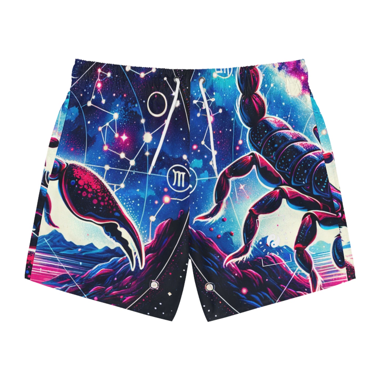 Crimson Scorpio - Swim Trunks for Men