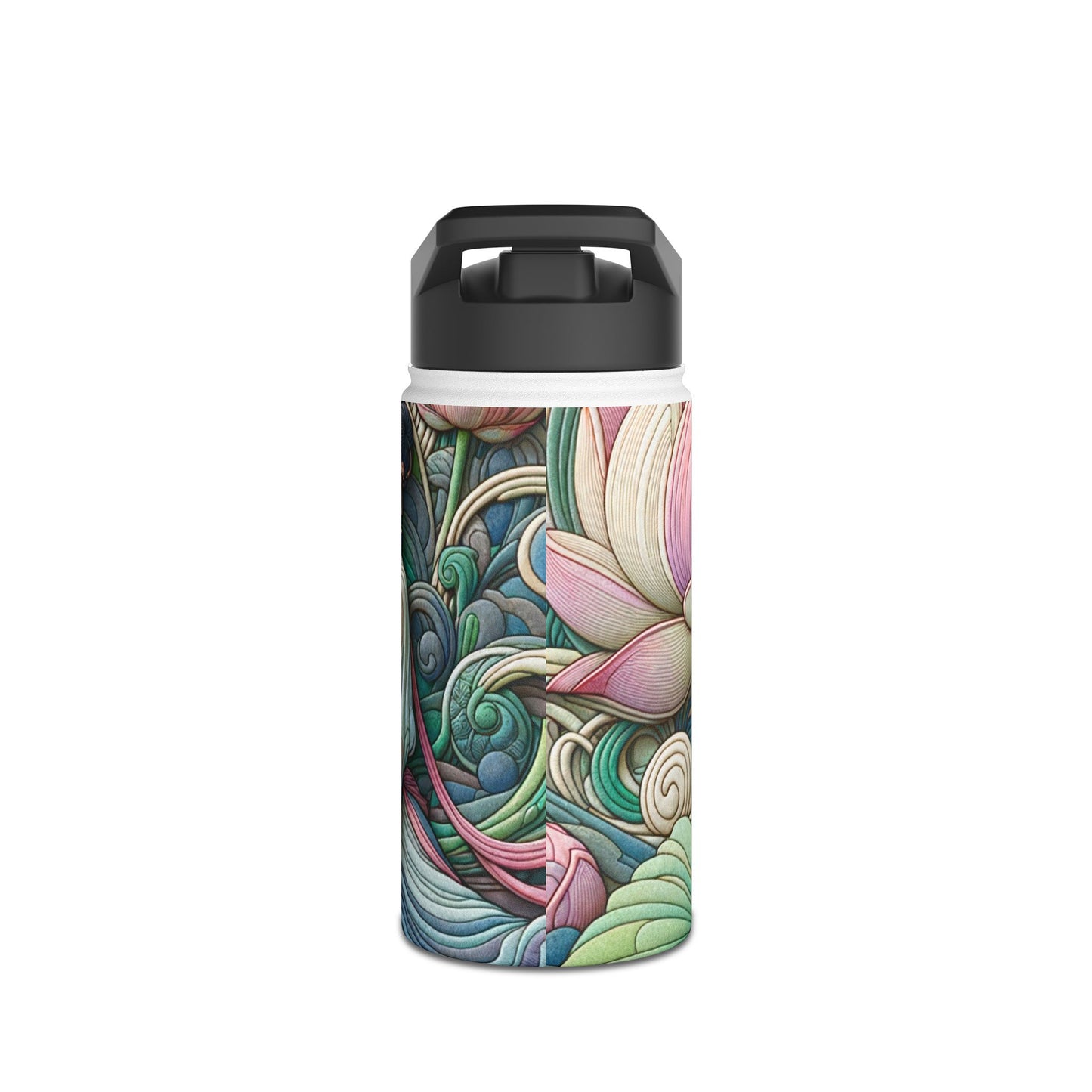 "Lotus Echo Serenity" - Water Bottle