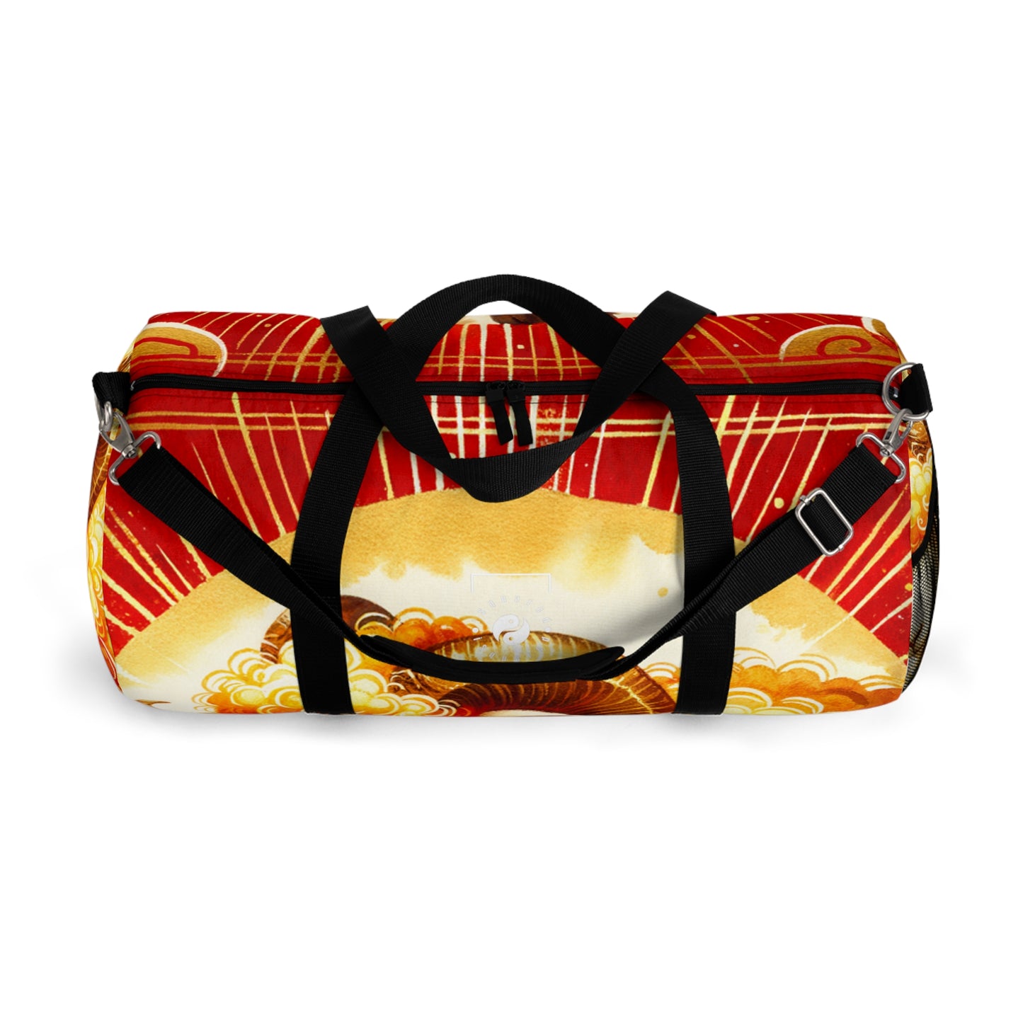 "Auspicious Gold of Divine Ewe: A Lunar New Year Revelry" - Duffle Bag