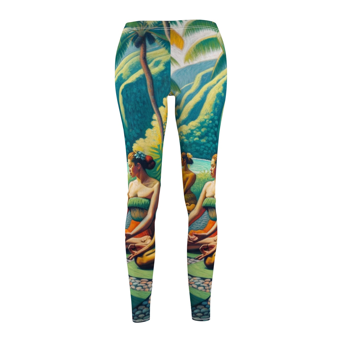 Tahitian Tranquility - Casual Leggings