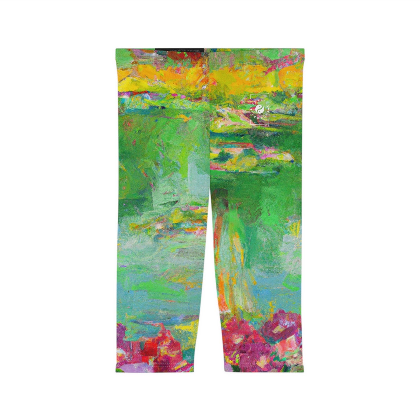 "Lily Aquarelle: Dusk Reflections" - Capri Shorts