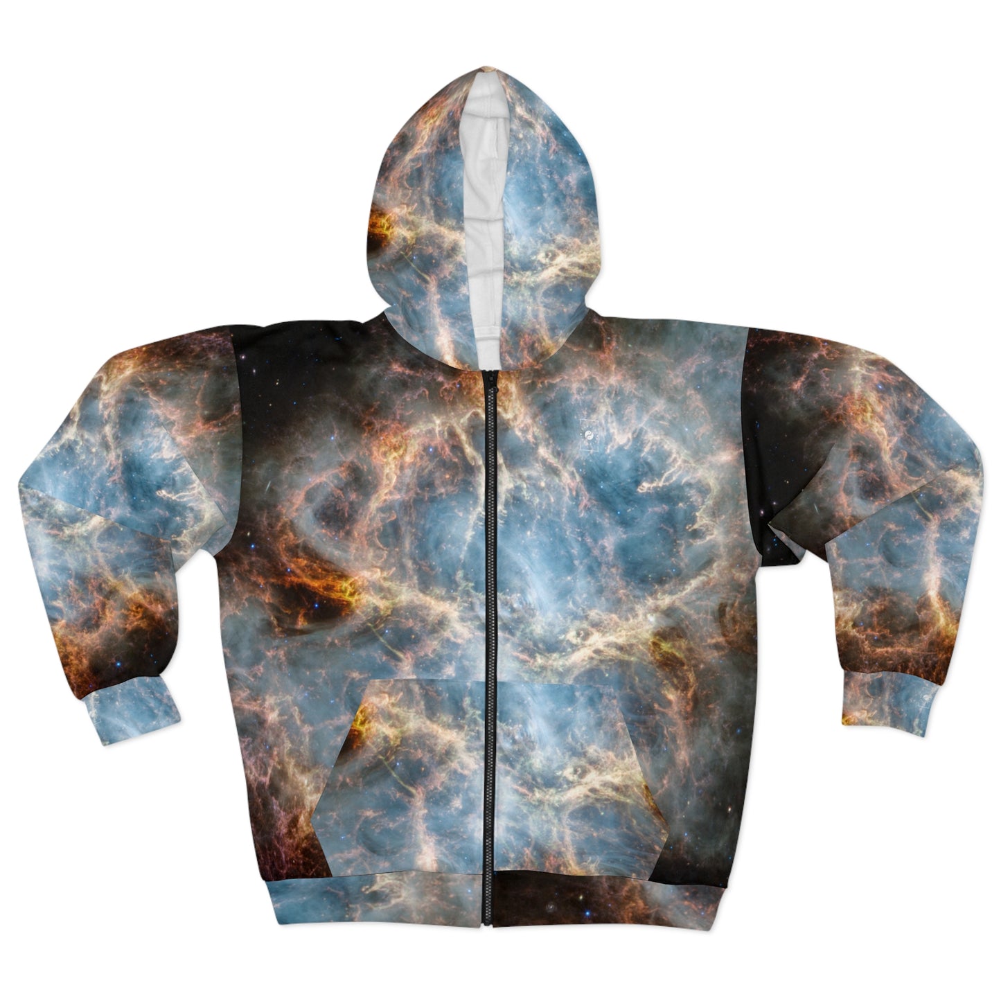 Crab Nebula (NIRCam and MIRI Image) - Zip Hoodie