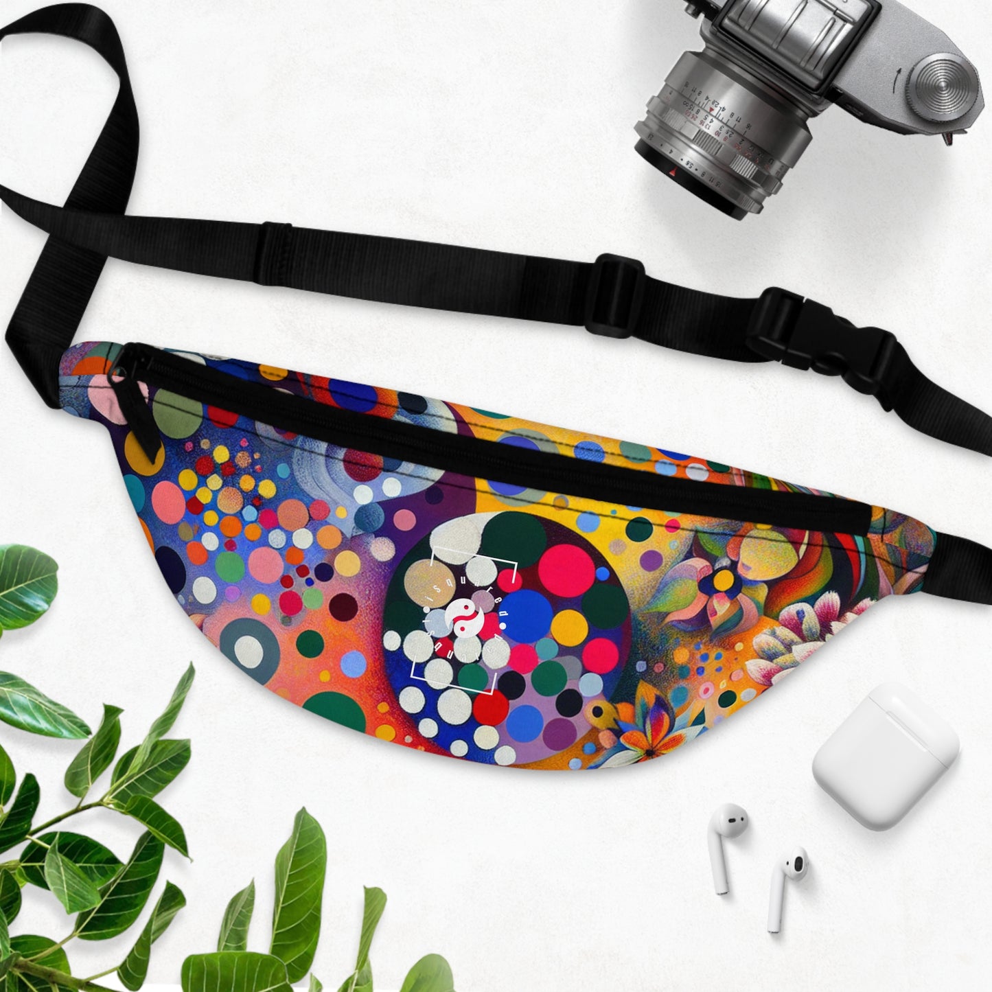 "Polka Petals in Yogic Surrealism: An Artistic Salute to Kusama and Kahlo" - Fanny Pack