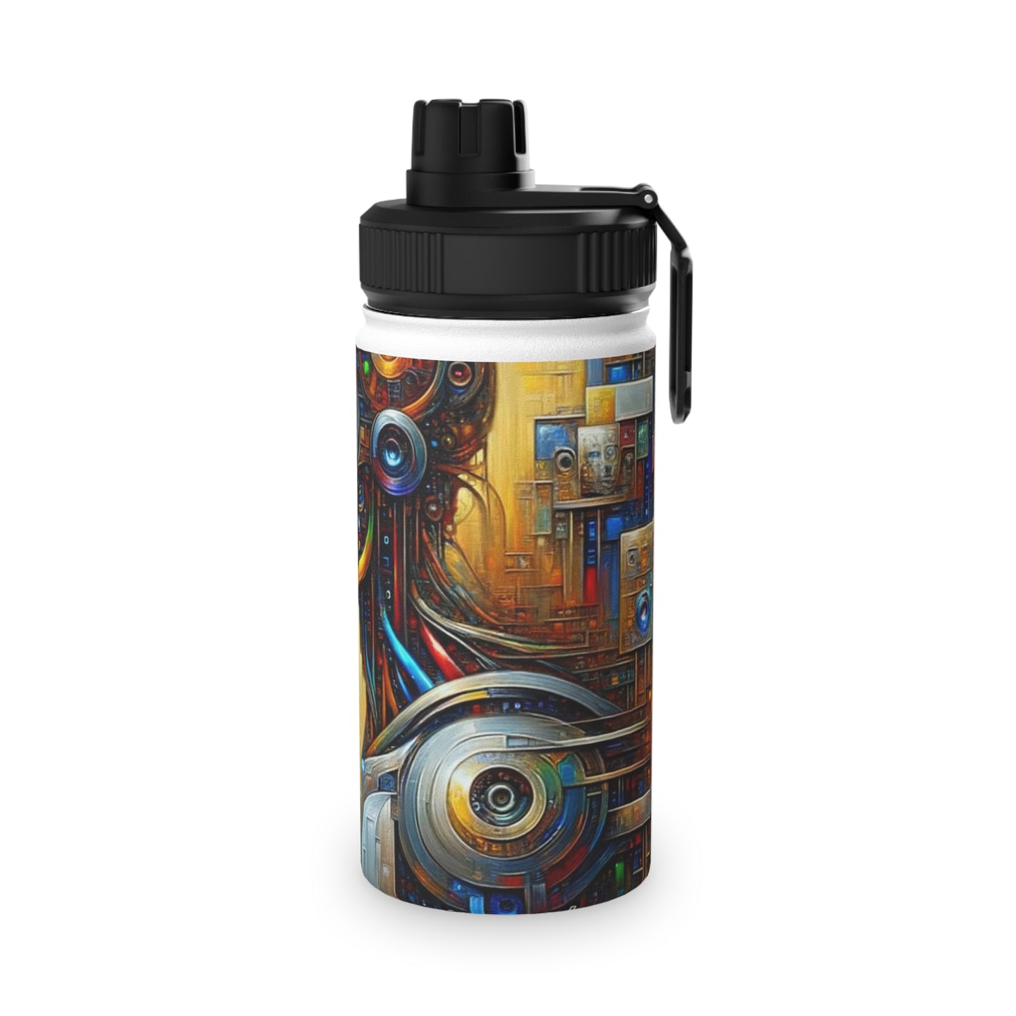 "TechnoGenesis: The Rise of AI" - Sports Water Bottle