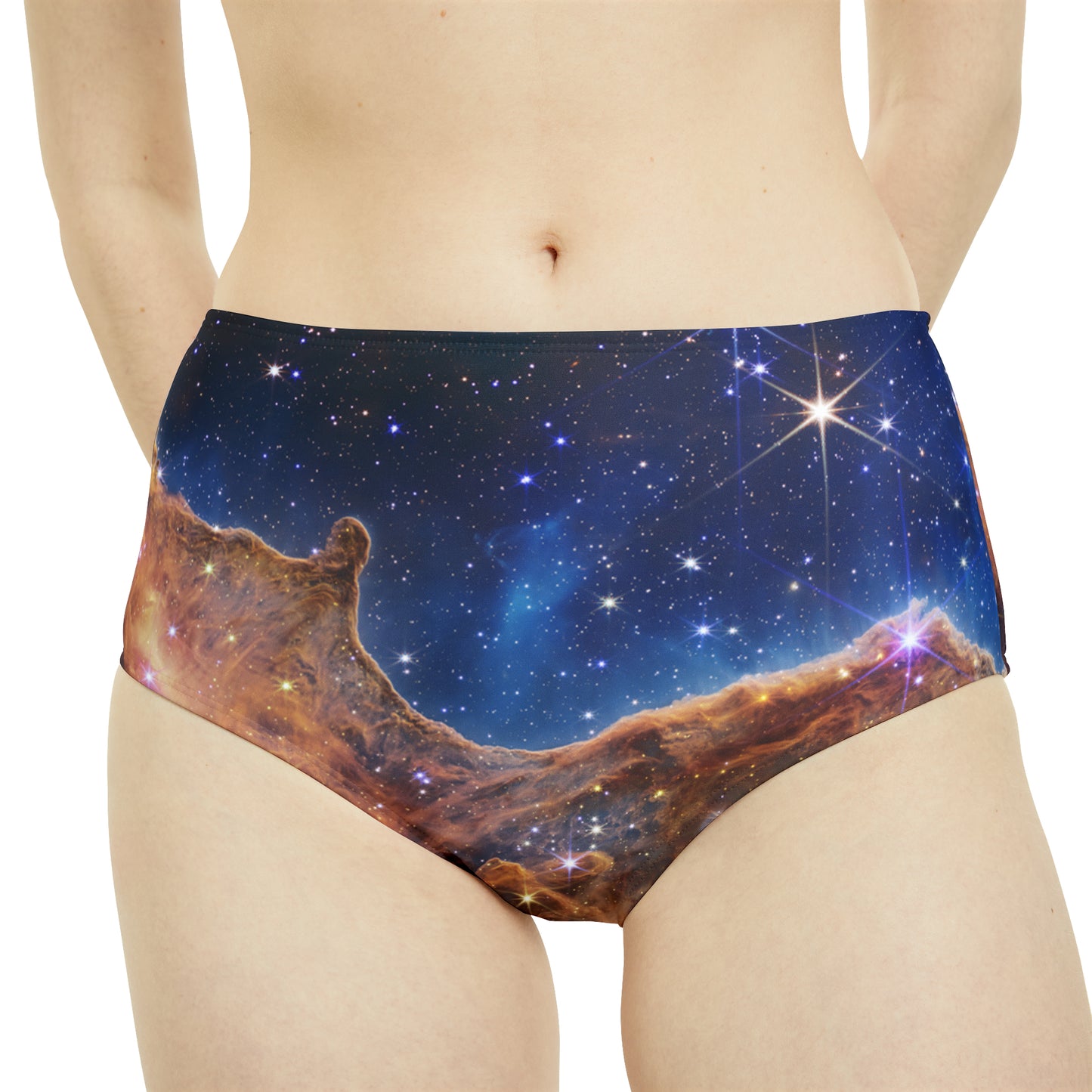 “Cosmic Cliffs” in the Carina Nebula (NIRCam Image) - JWST Collection - High Waisted Bikini Bottom