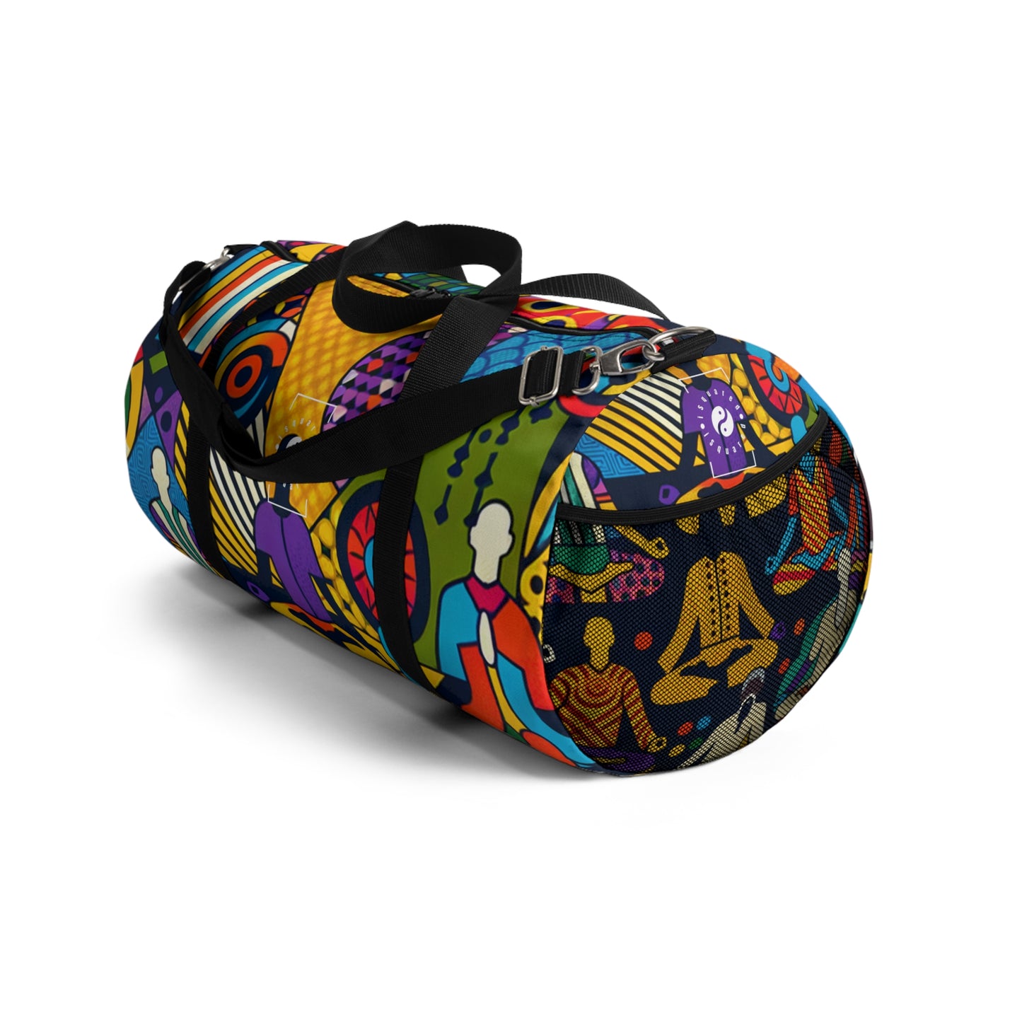 Vibrant Sadana: Prana in Nouveau Réalité - Duffle Bag