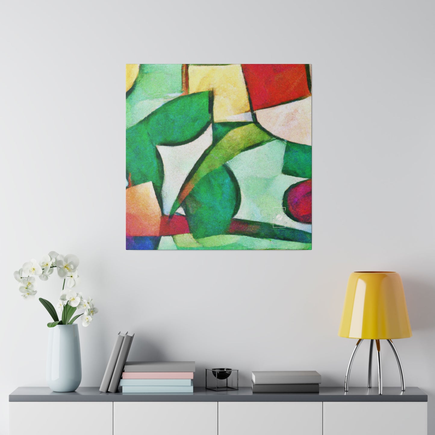 "Chromatic Arcadia" - Art Print Canvas