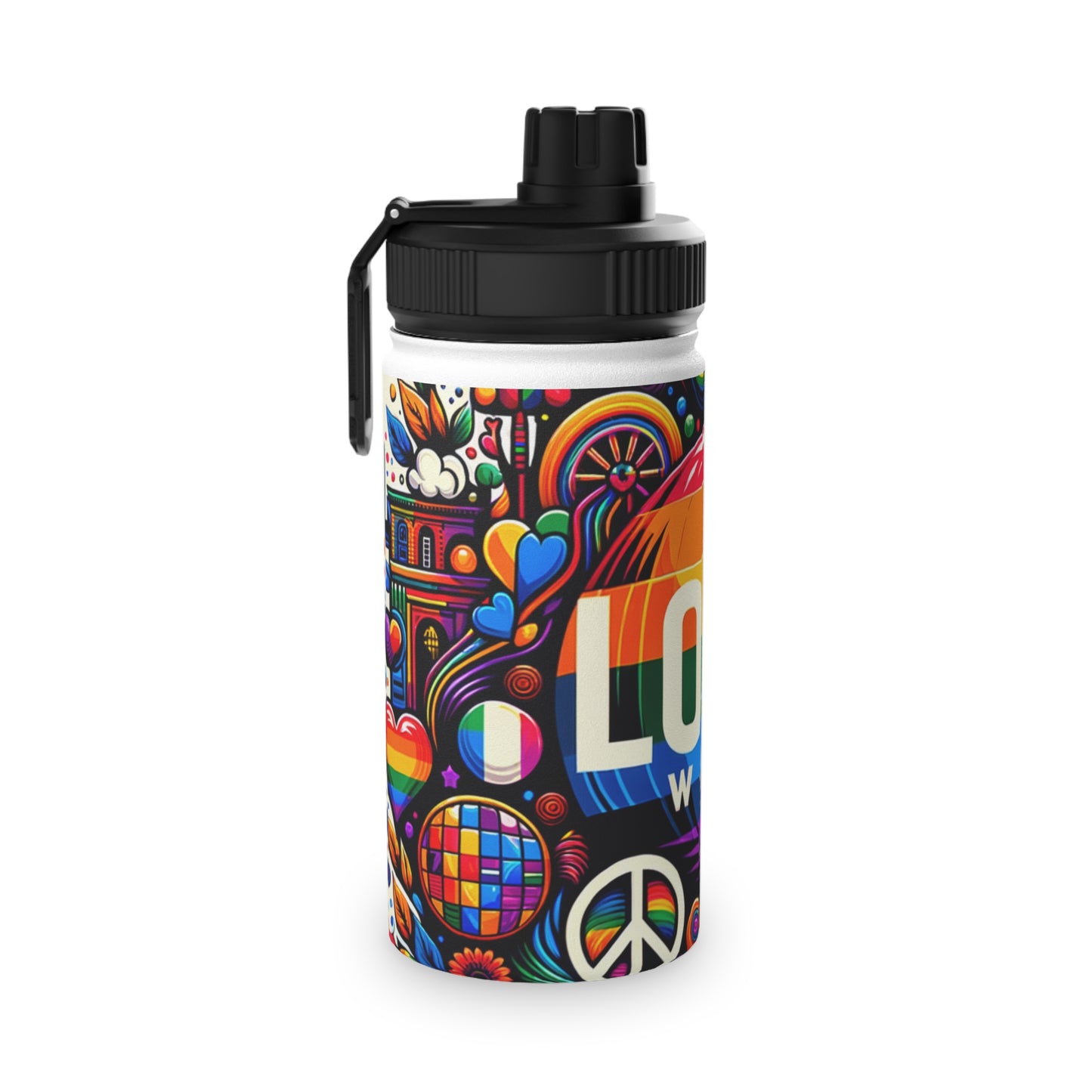 LOVE WINS - Sports Water Bottle