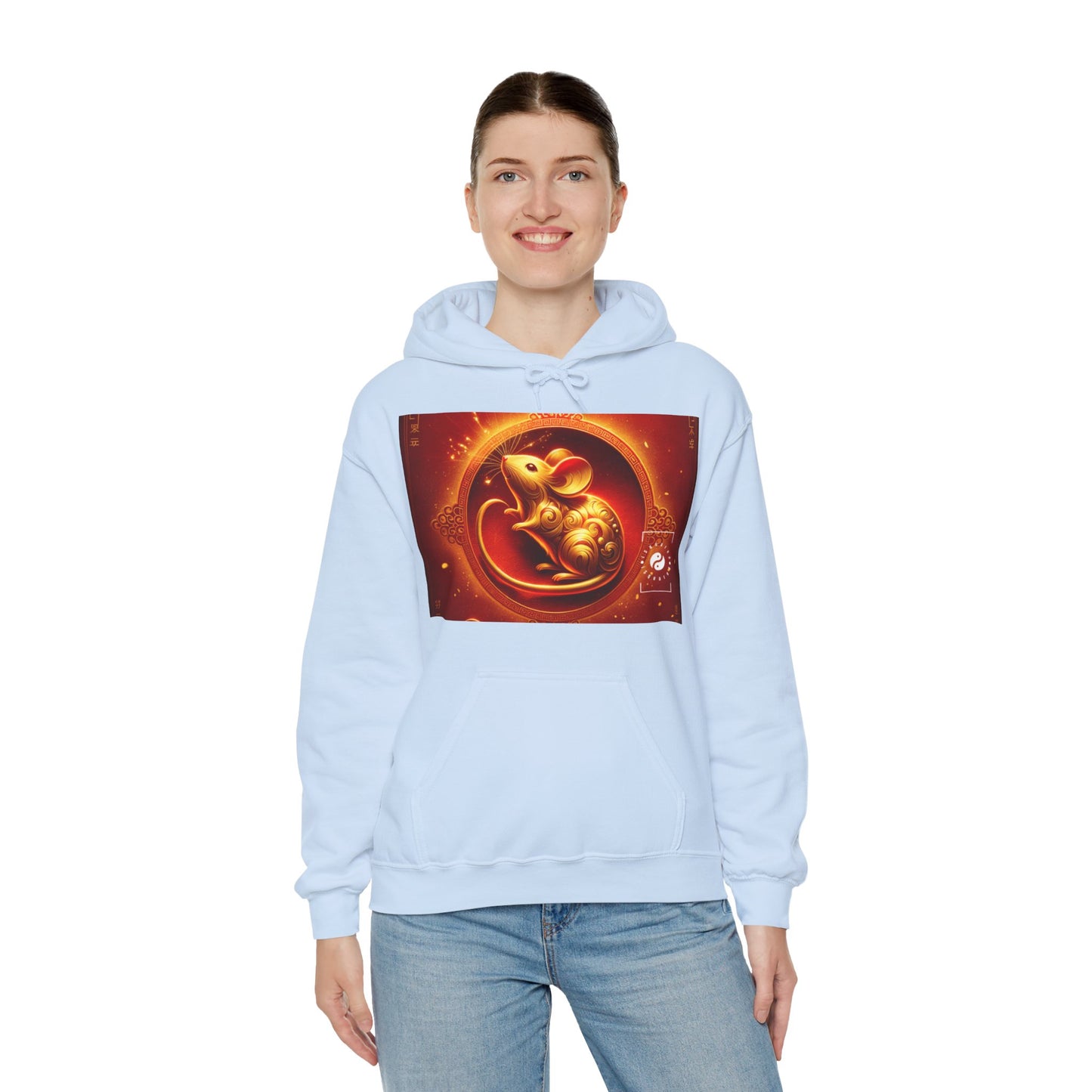 "Golden Emissary: A Lunar New Year's Tribute" - Hoodie