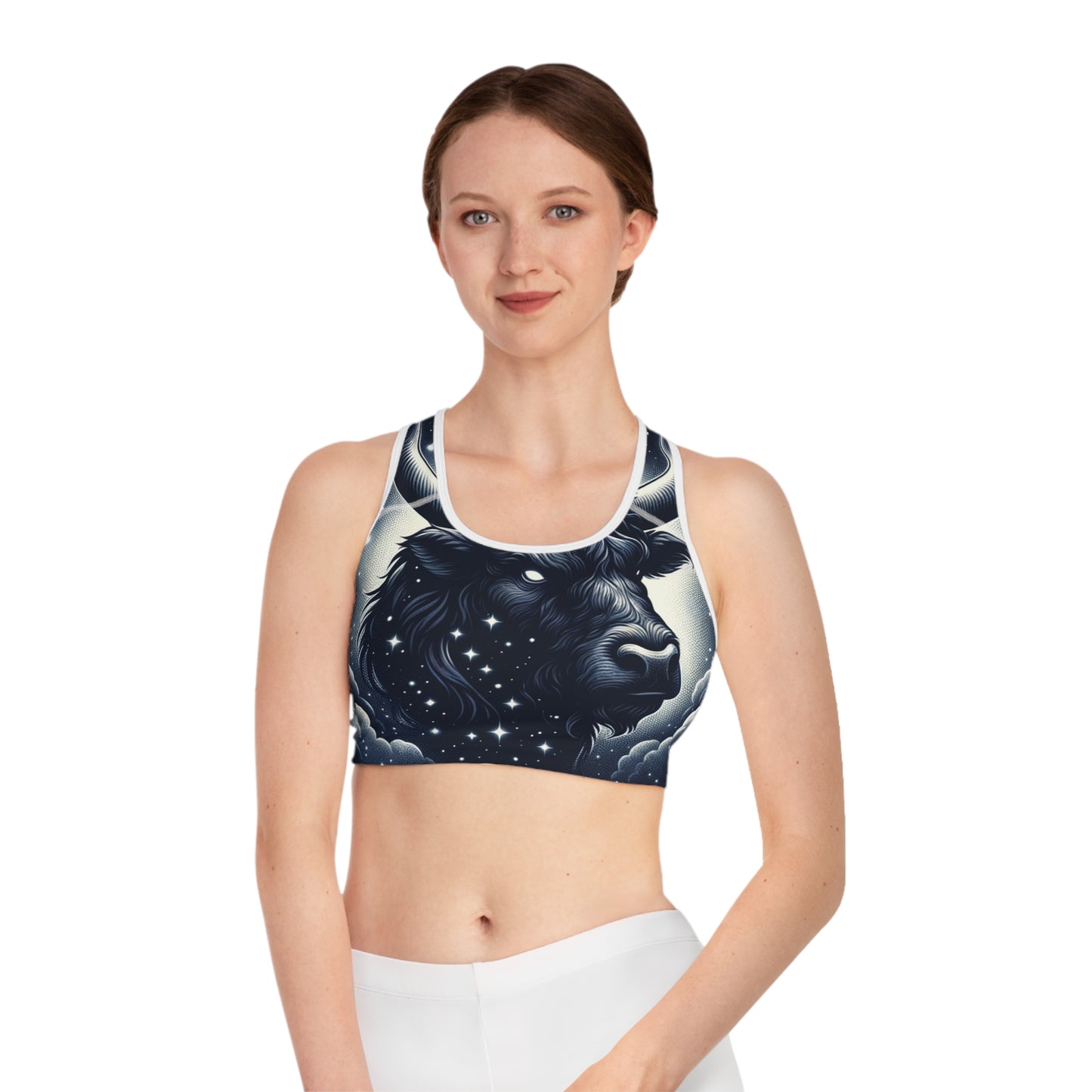 Celestial Taurine Constellation - High Performance Sports Bra