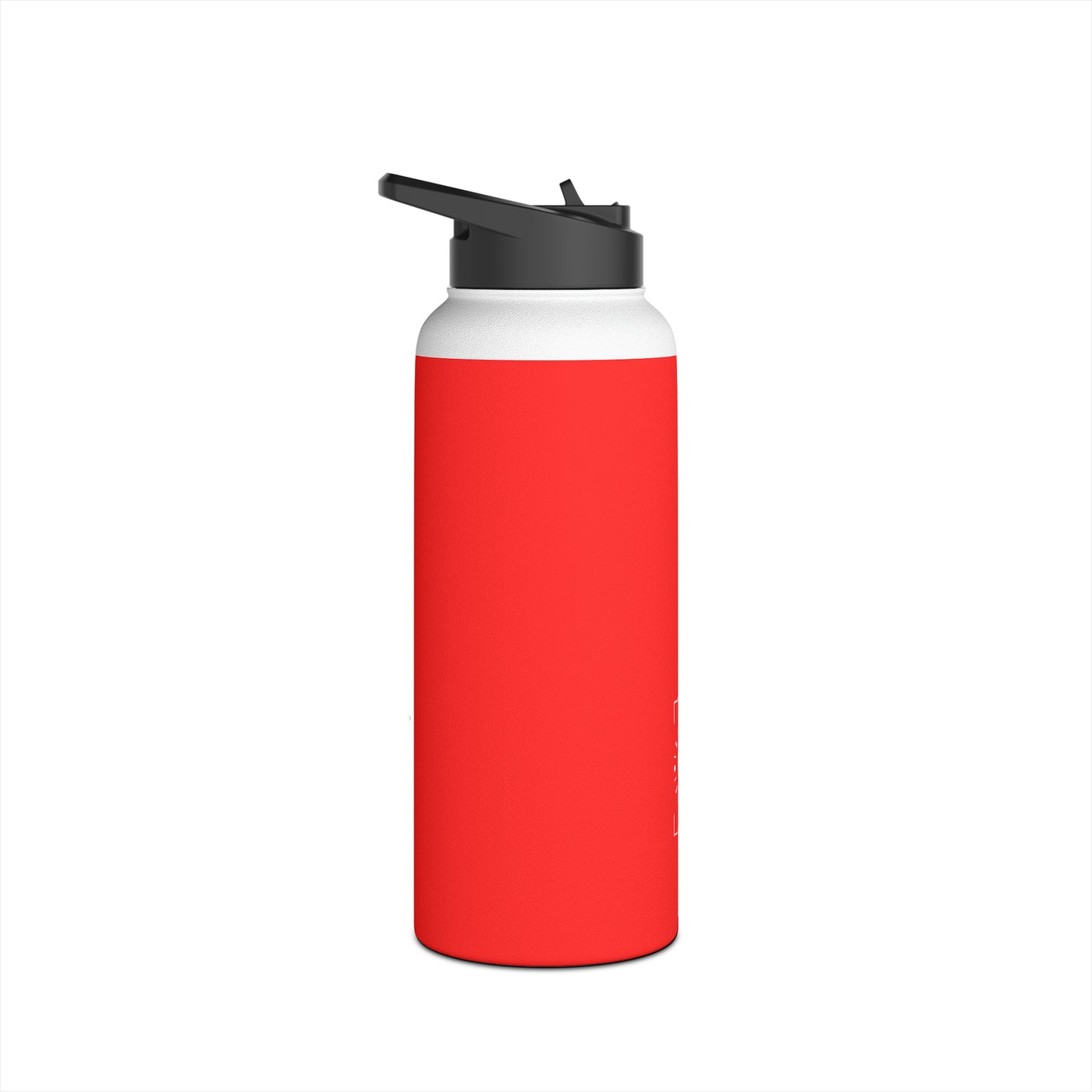 Bright Red FF3131 - Water Bottle