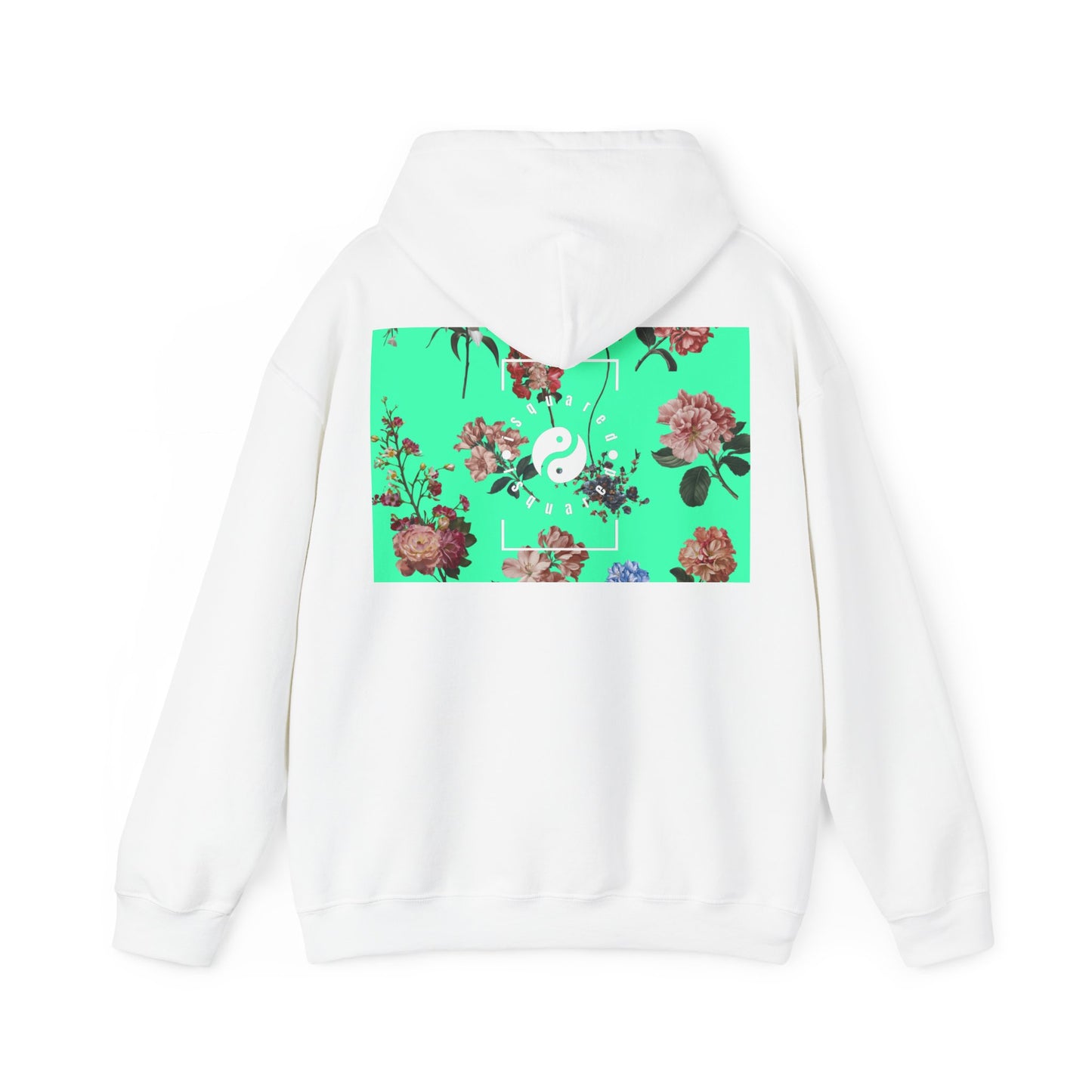 Botanicals on Turquoise - Hoodie