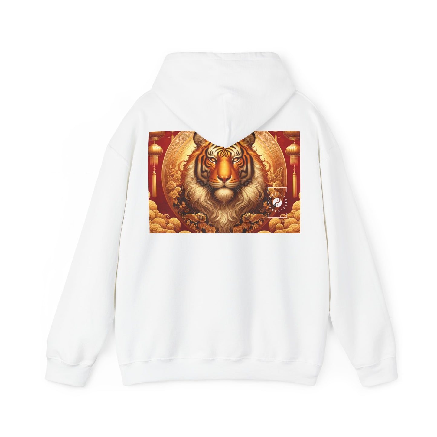 "Golden Majesty: Ascension of the Lunar Tiger" - Hoodie