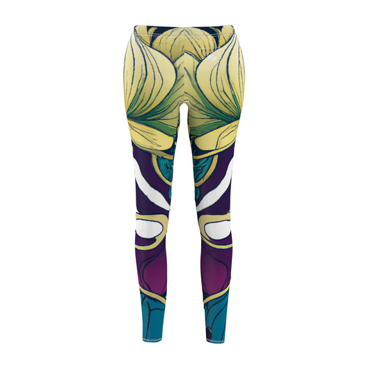 "Lotus Serenity Dance" - Casual Leggings