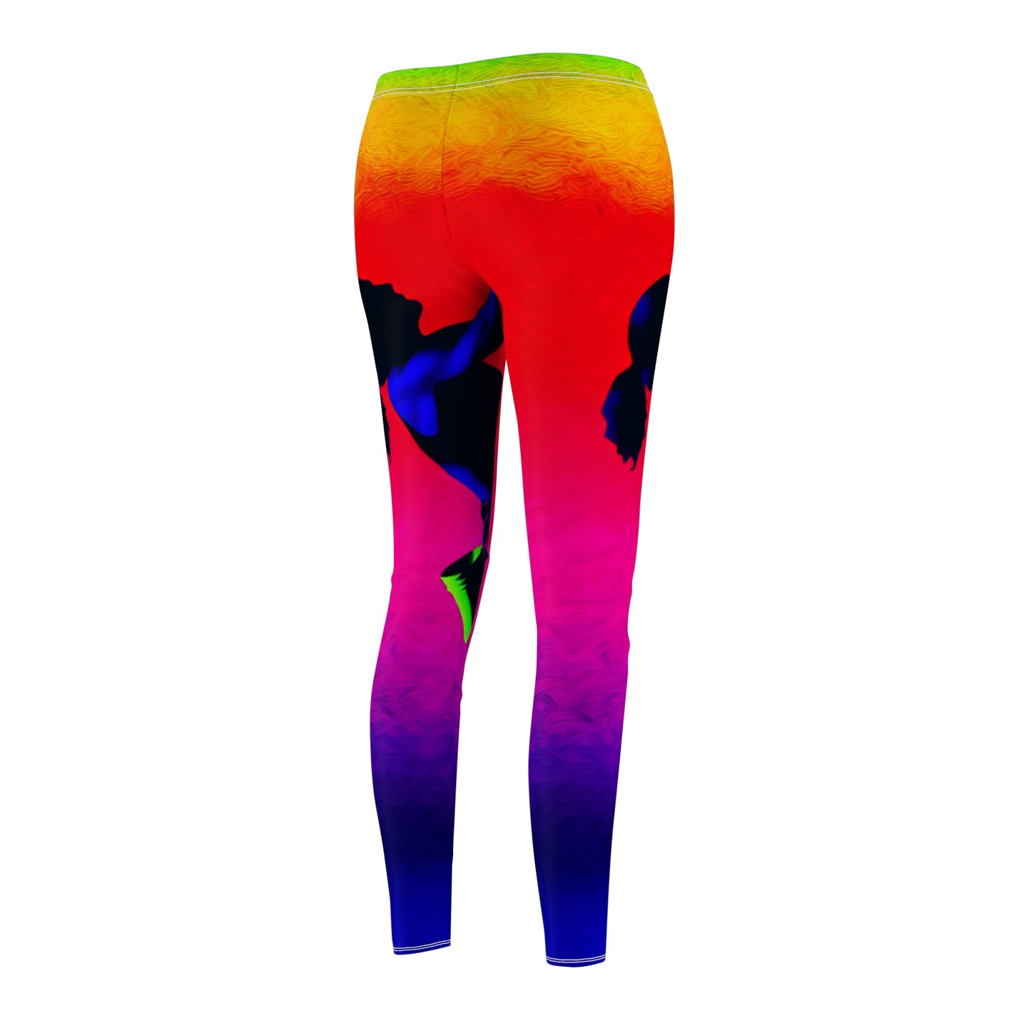 "Technicolor Ascent: The Digital Highline" - Leggings décontractés