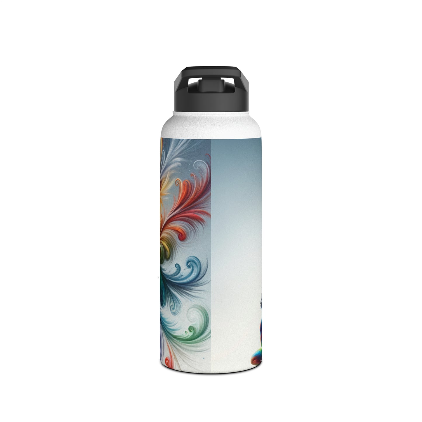 "Yogini's Rainbow Flight" - Water Bottle