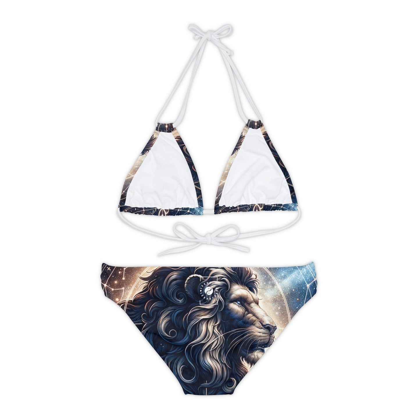 Celestial Leo Roar - Lace-up Bikini Set