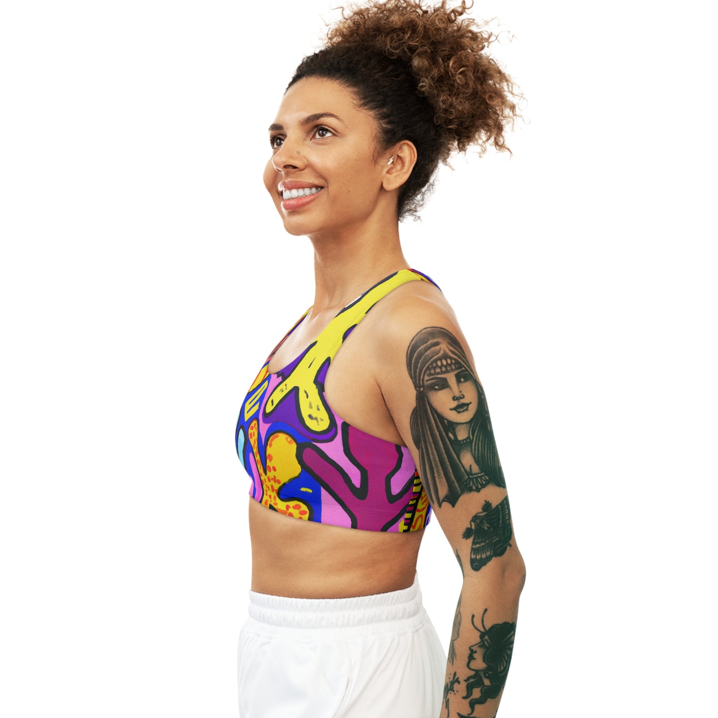 "Symbolic Jamboree" - Seamless Sports Bra